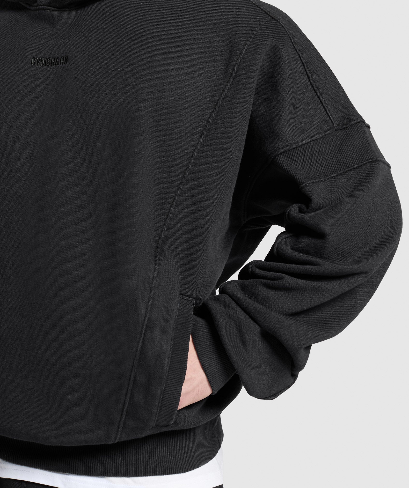 Gymshark Heavyweight Hoodie - Black - Image 6