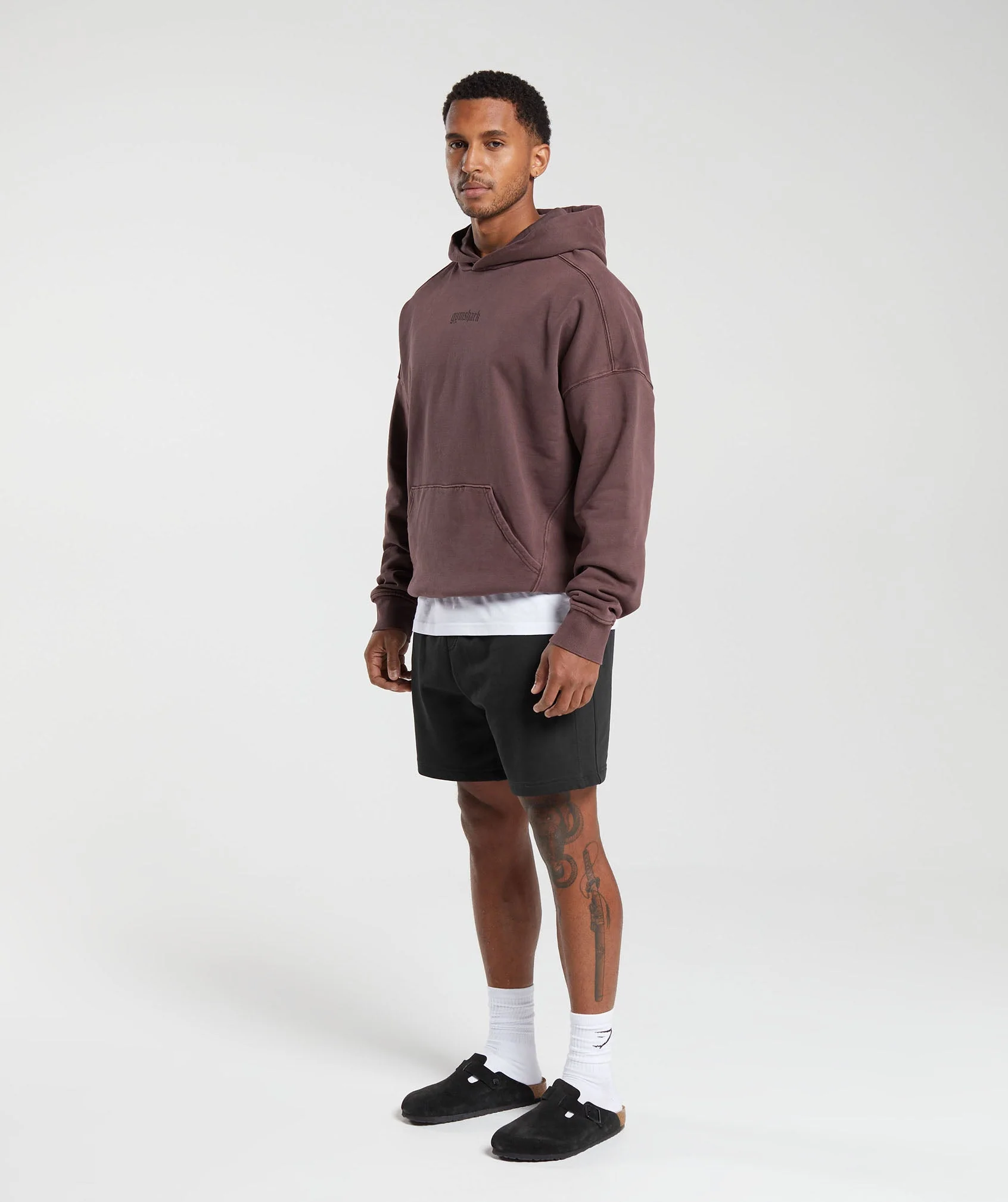 Gymshark Heavyweight Hoodie - Cocoa Brown - Image 4