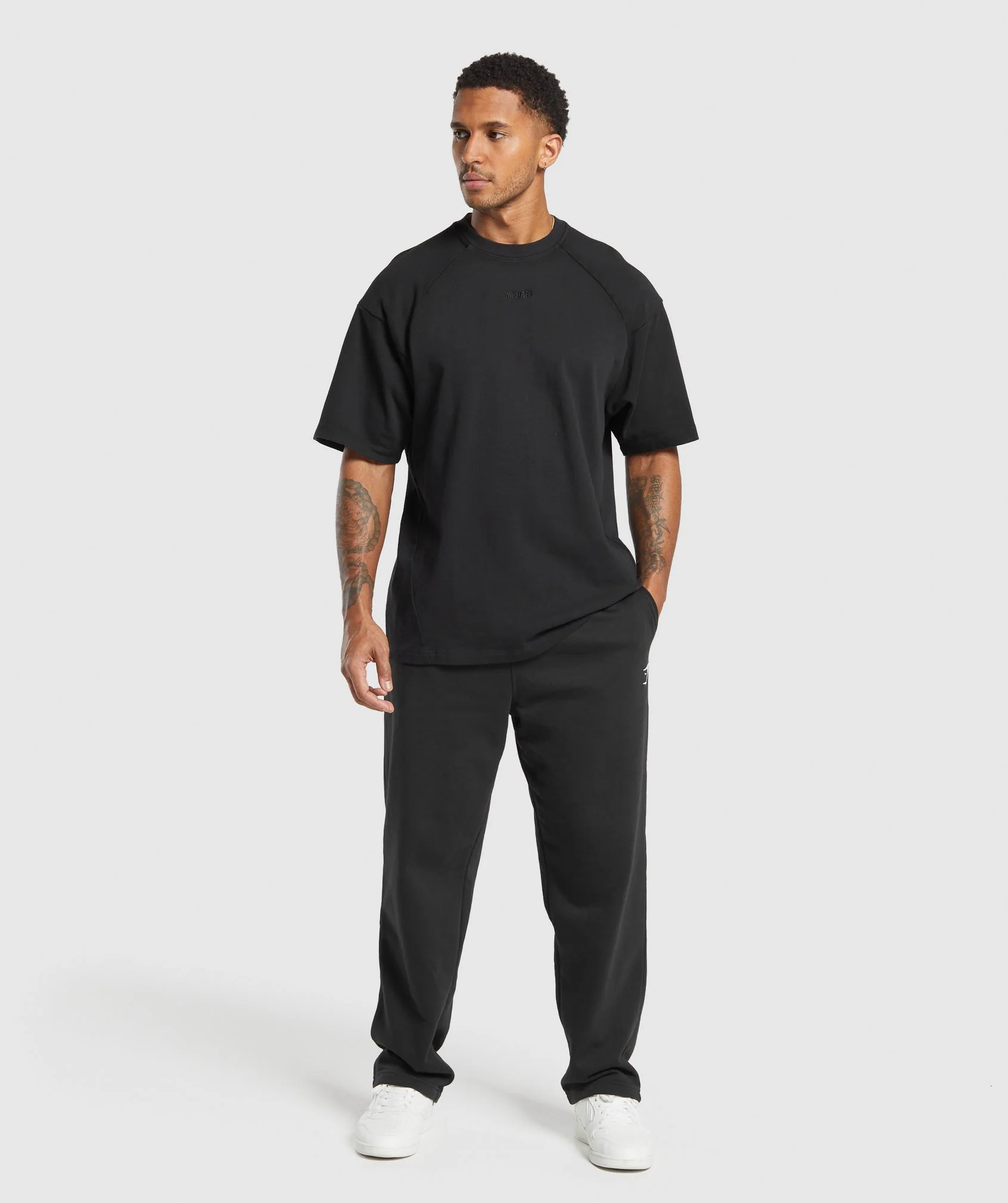 Gymshark Heavyweight T-Shirt - Black - Image 4