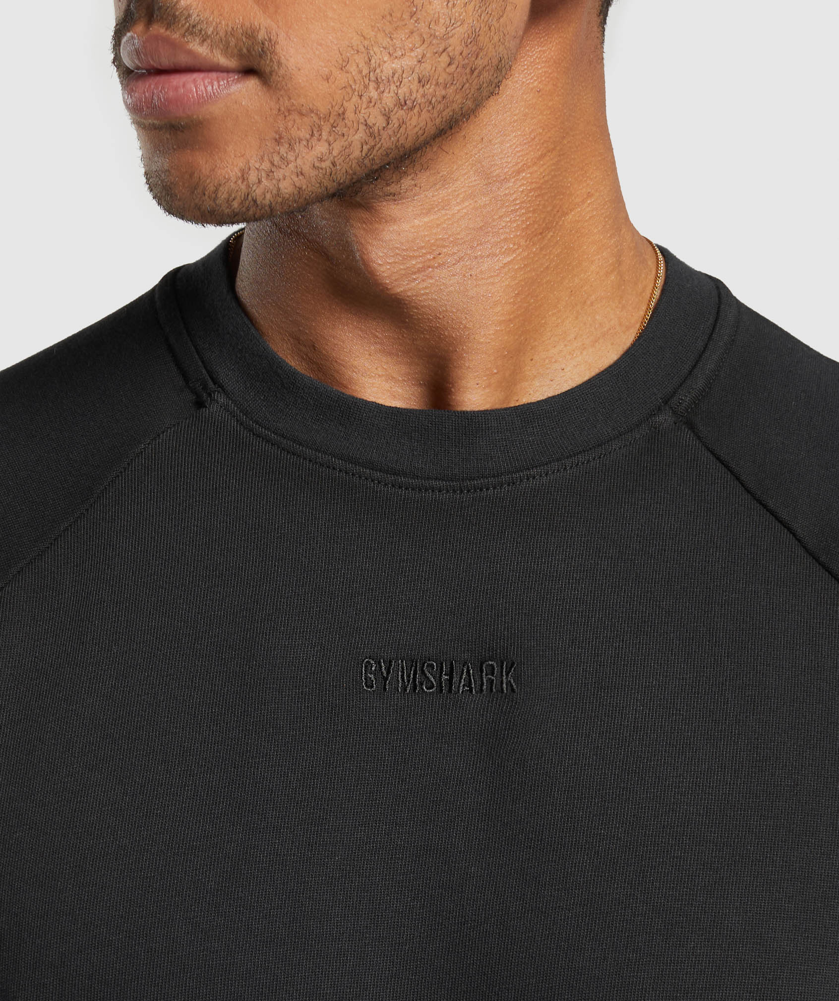 Gymshark Heavyweight T-Shirt - Black - Image 5