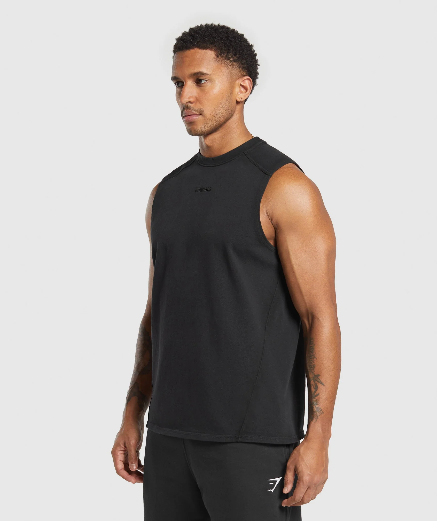 Gymshark Heavyweight Tank - Black - Image 3