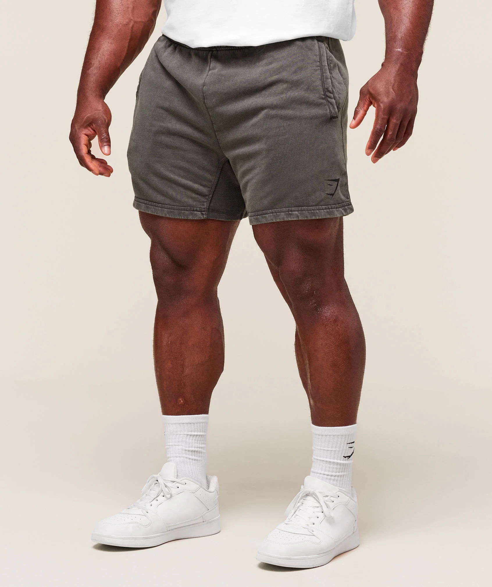 Gymshark Heritage 5" Shorts - Grey - Image 3