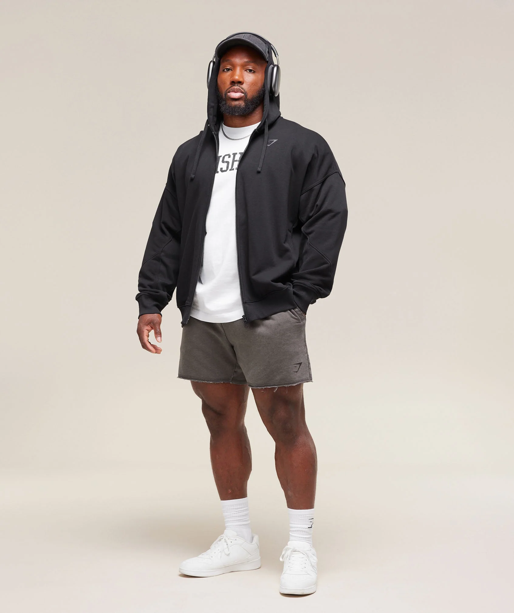 Gymshark Heritage 5" Shorts - Grey - Image 4