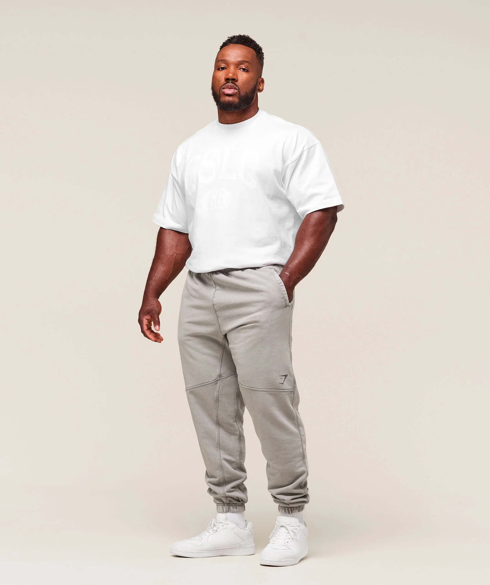Gymshark Heritage Joggers - Smokey Grey - Image 5