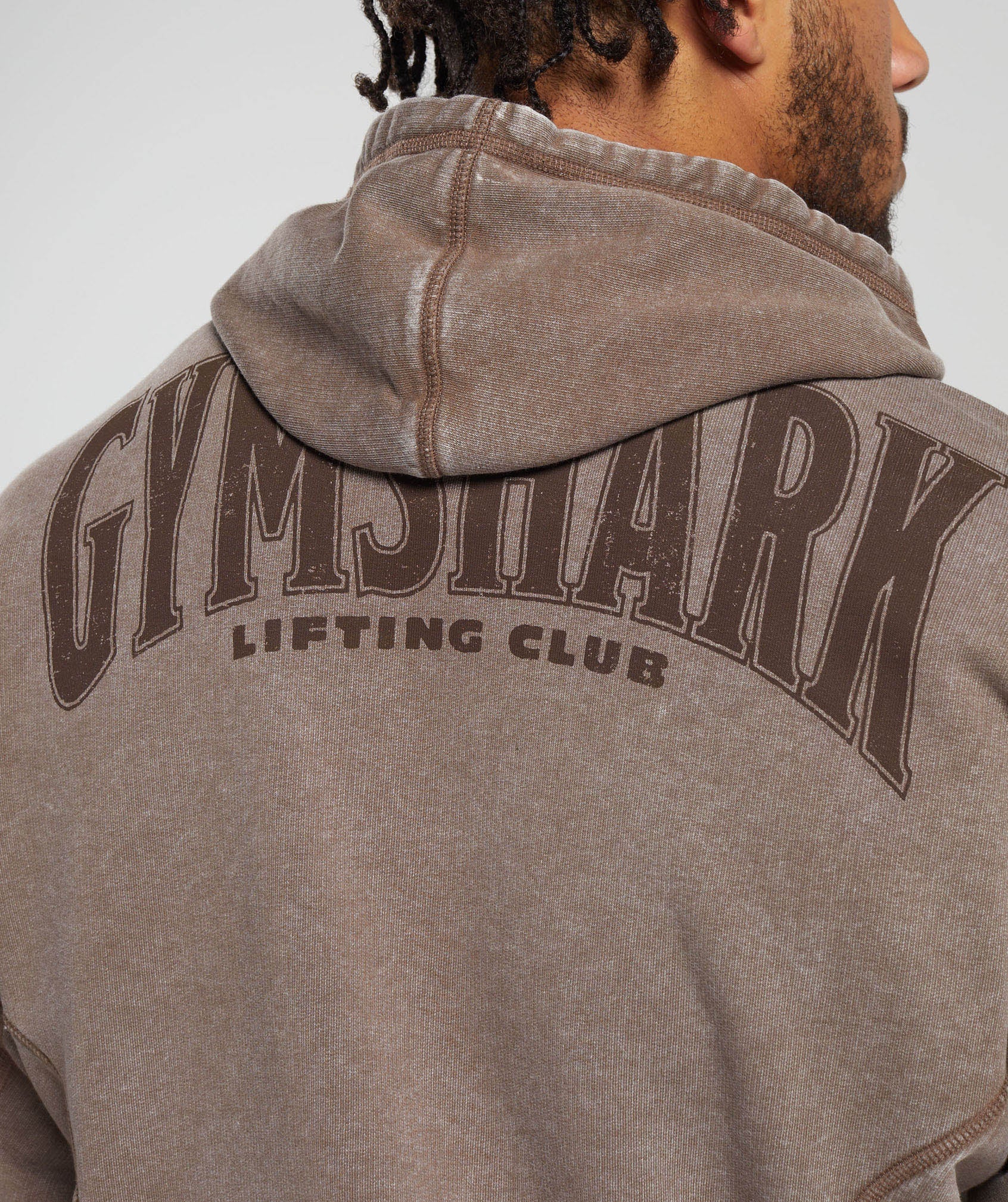 Gymshark Heritage Washed Hoodie - Penny Brown - Image 5
