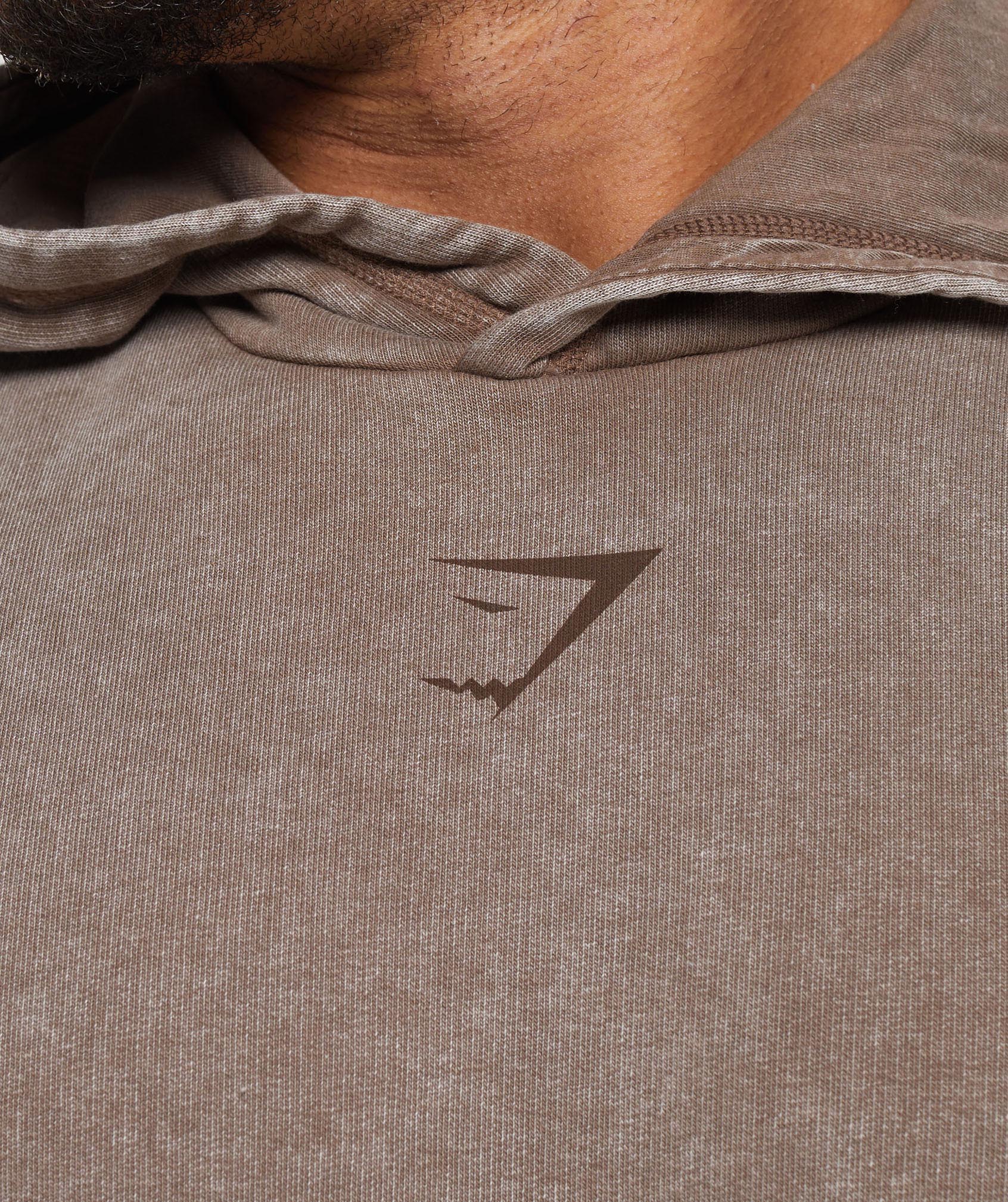 Gymshark Heritage Washed Hoodie - Penny Brown - Image 6