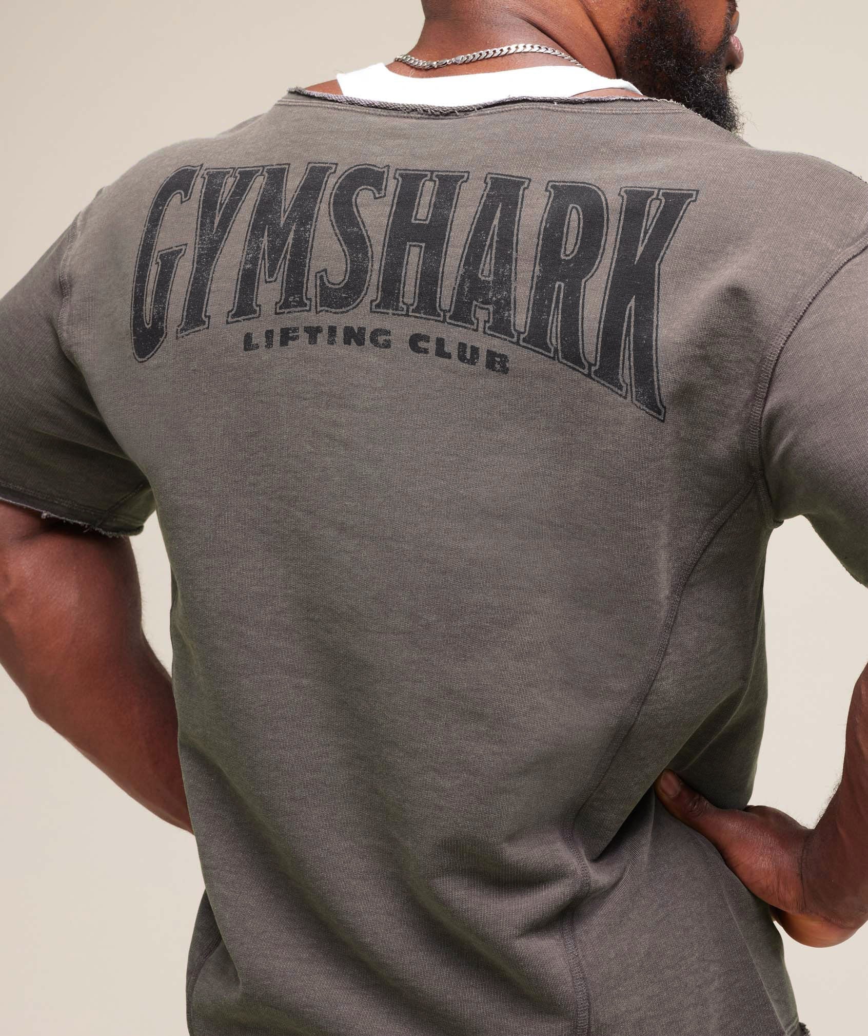 Gymshark Heritage Washed Rag Top - Onyx Grey - Image 4