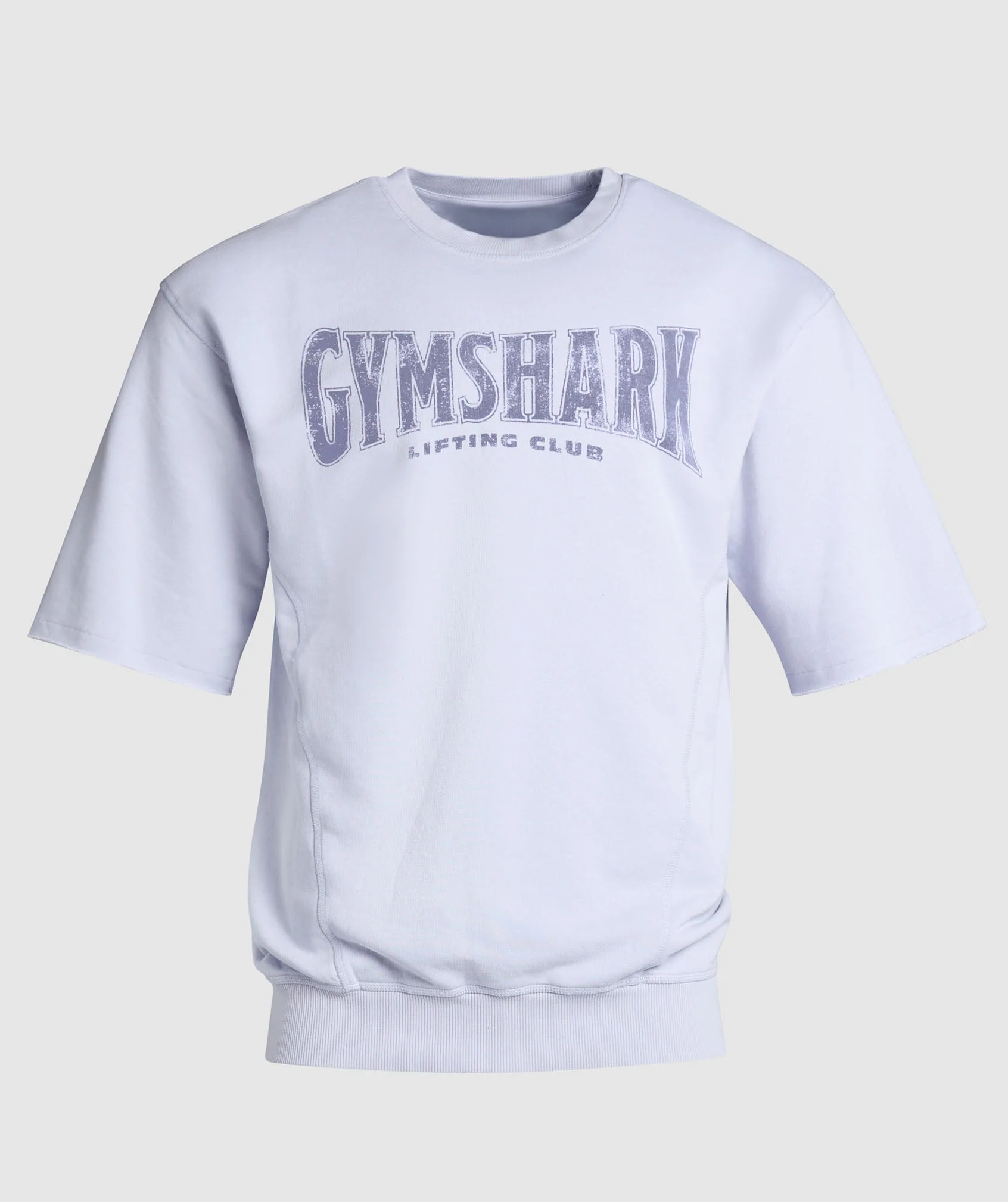 Gymshark Heritage Washed Short Sleeve Crew - Silver Lilac - Image 7