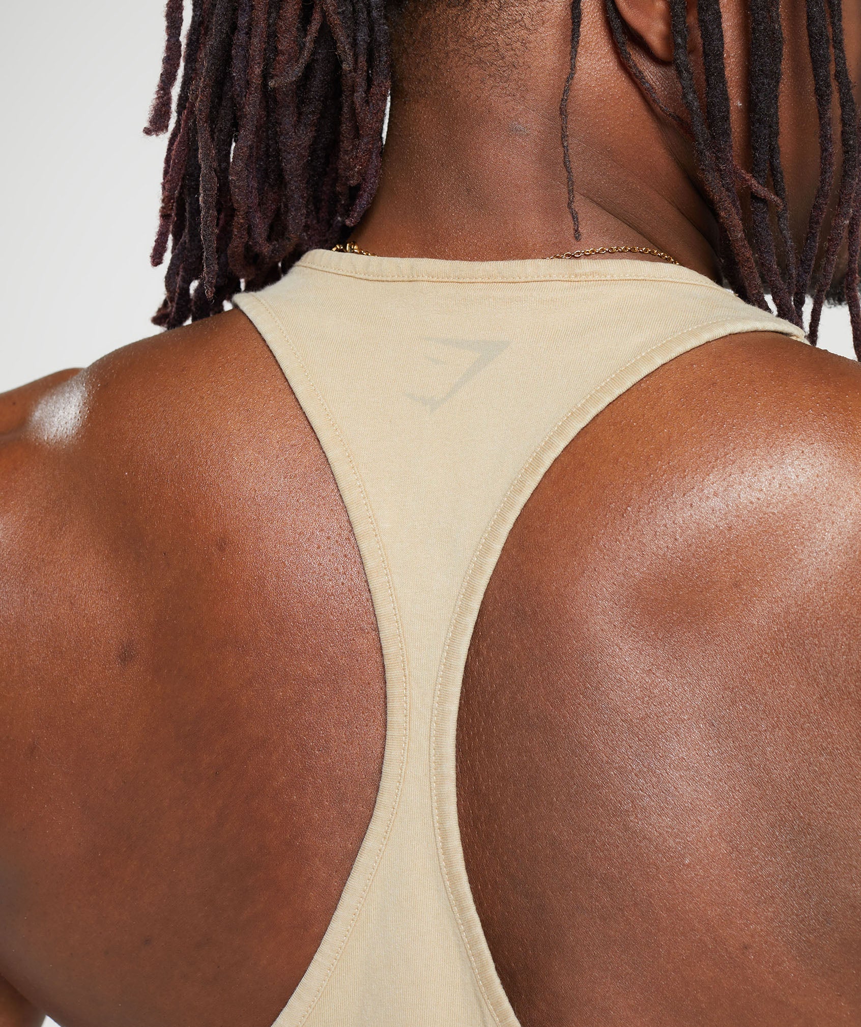 Gymshark Heritage Washed Stringer - Desert Beige - Image 6