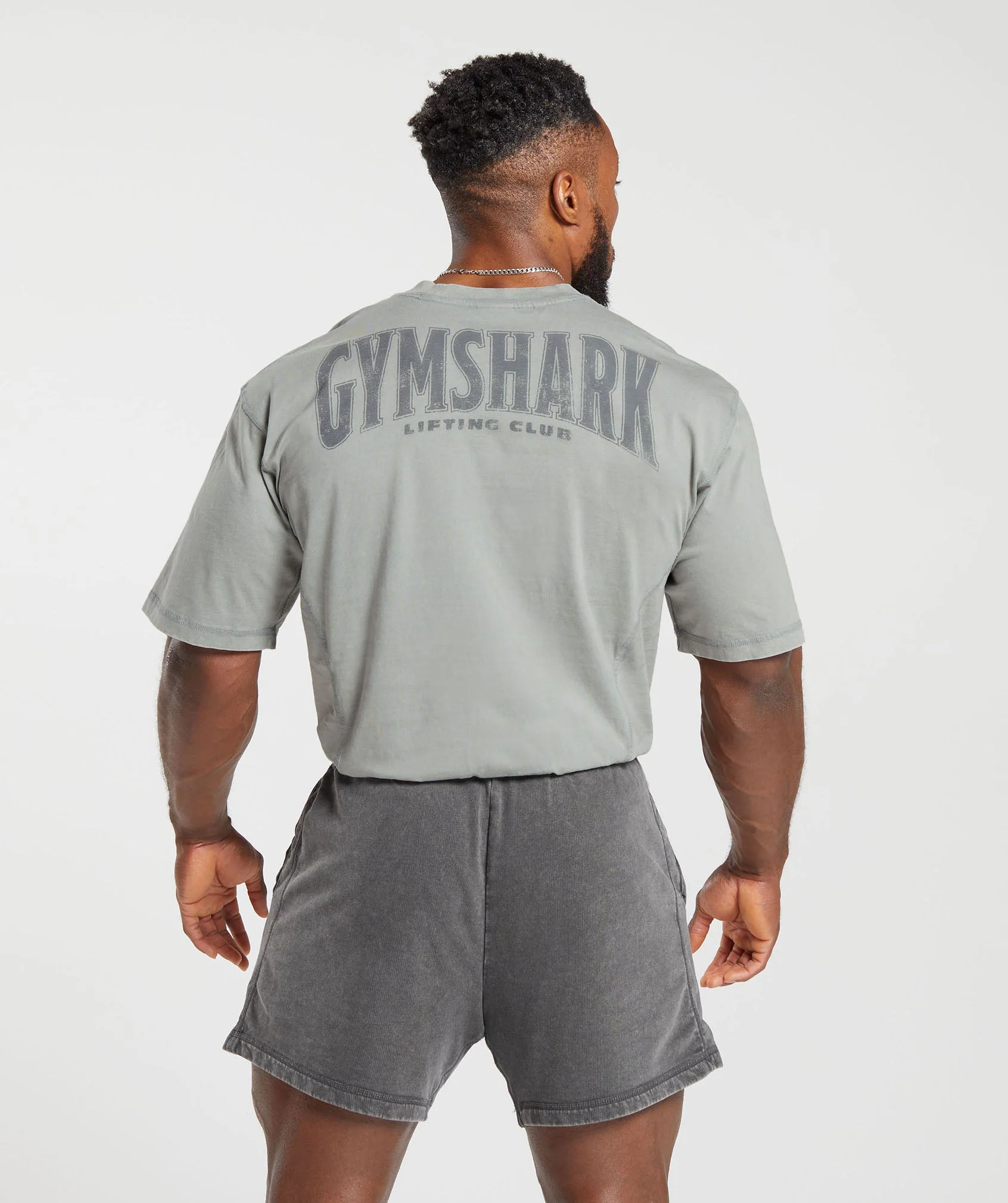 Gymshark Heritage Washed T-Shirt - Smokey Grey