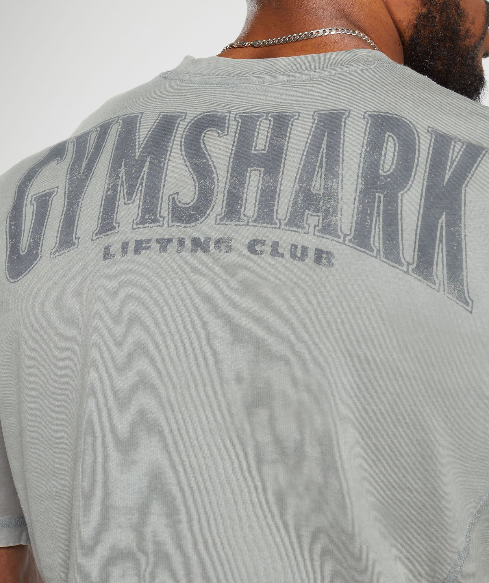 Gymshark Heritage Washed T-Shirt - Smokey Grey - Image 5