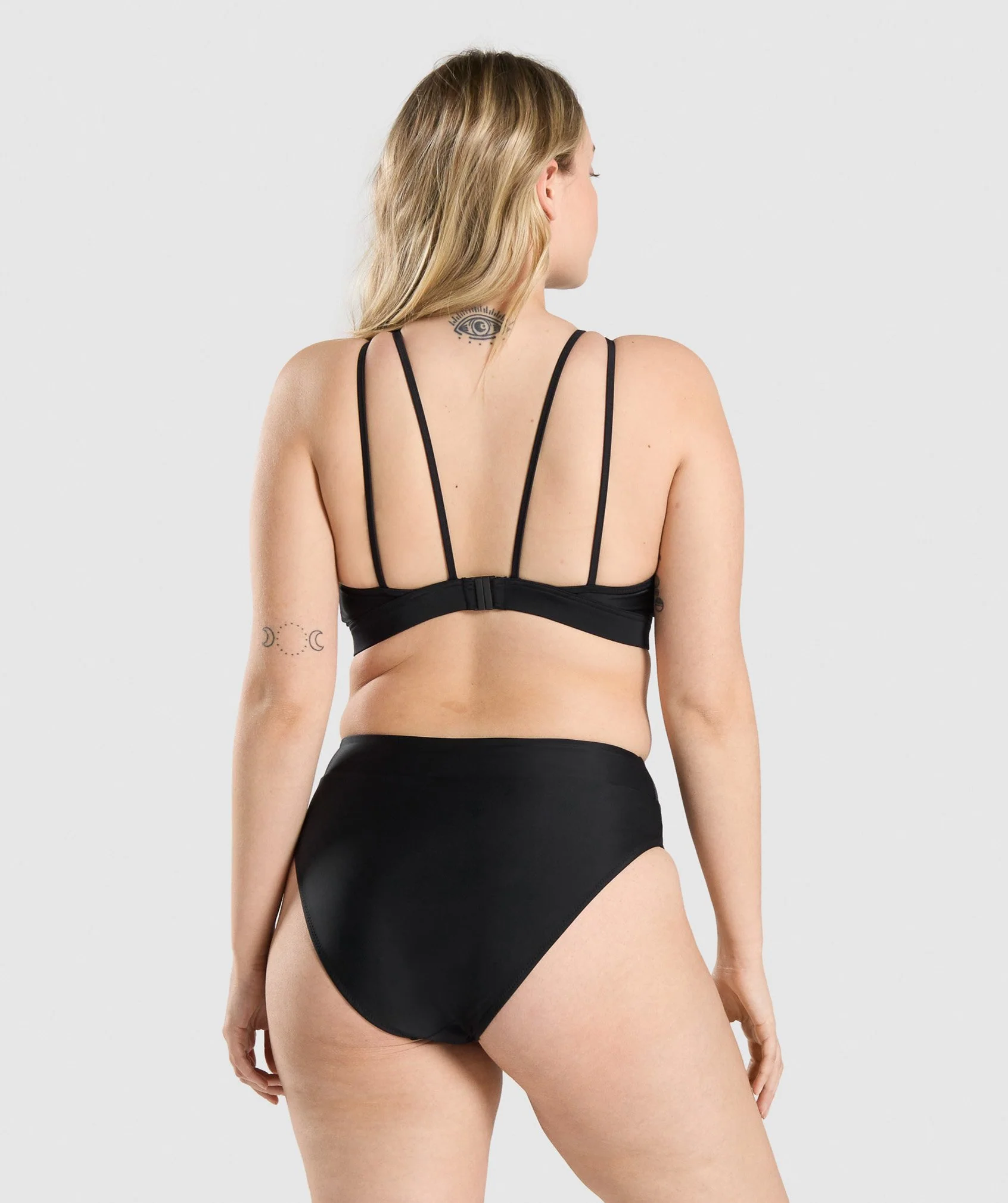 Gymshark High Rise Bikini Top - Black - Image 3