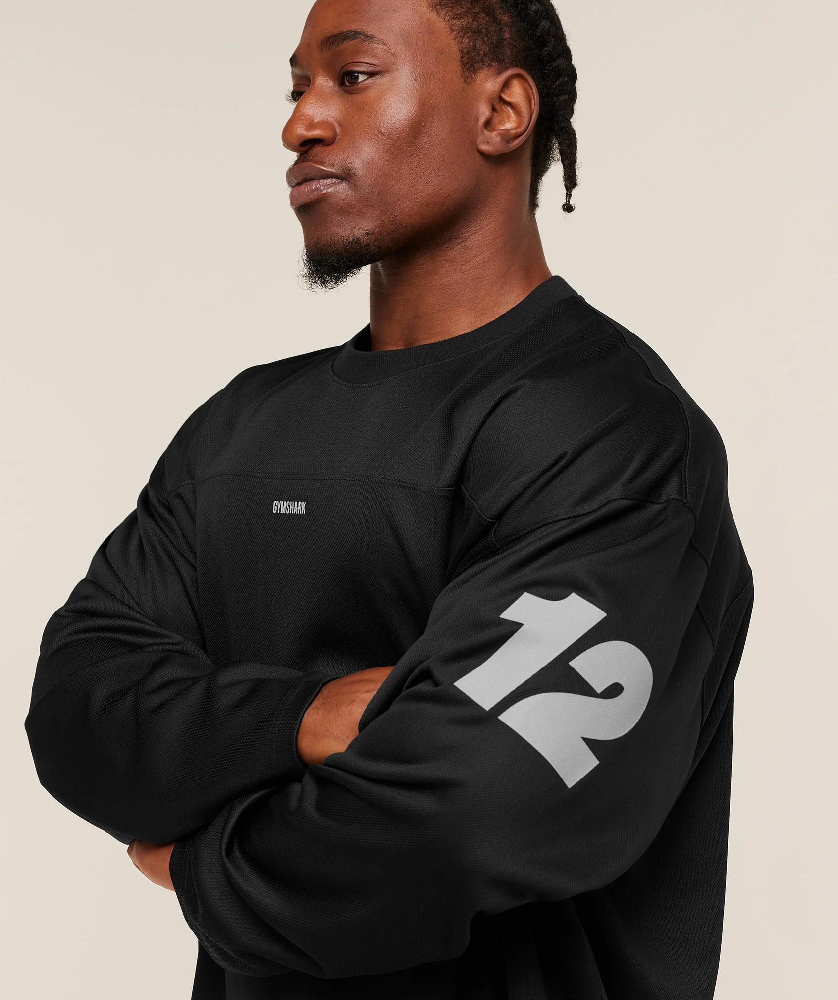 Gymshark Hockey Jersey - Black - Image 5