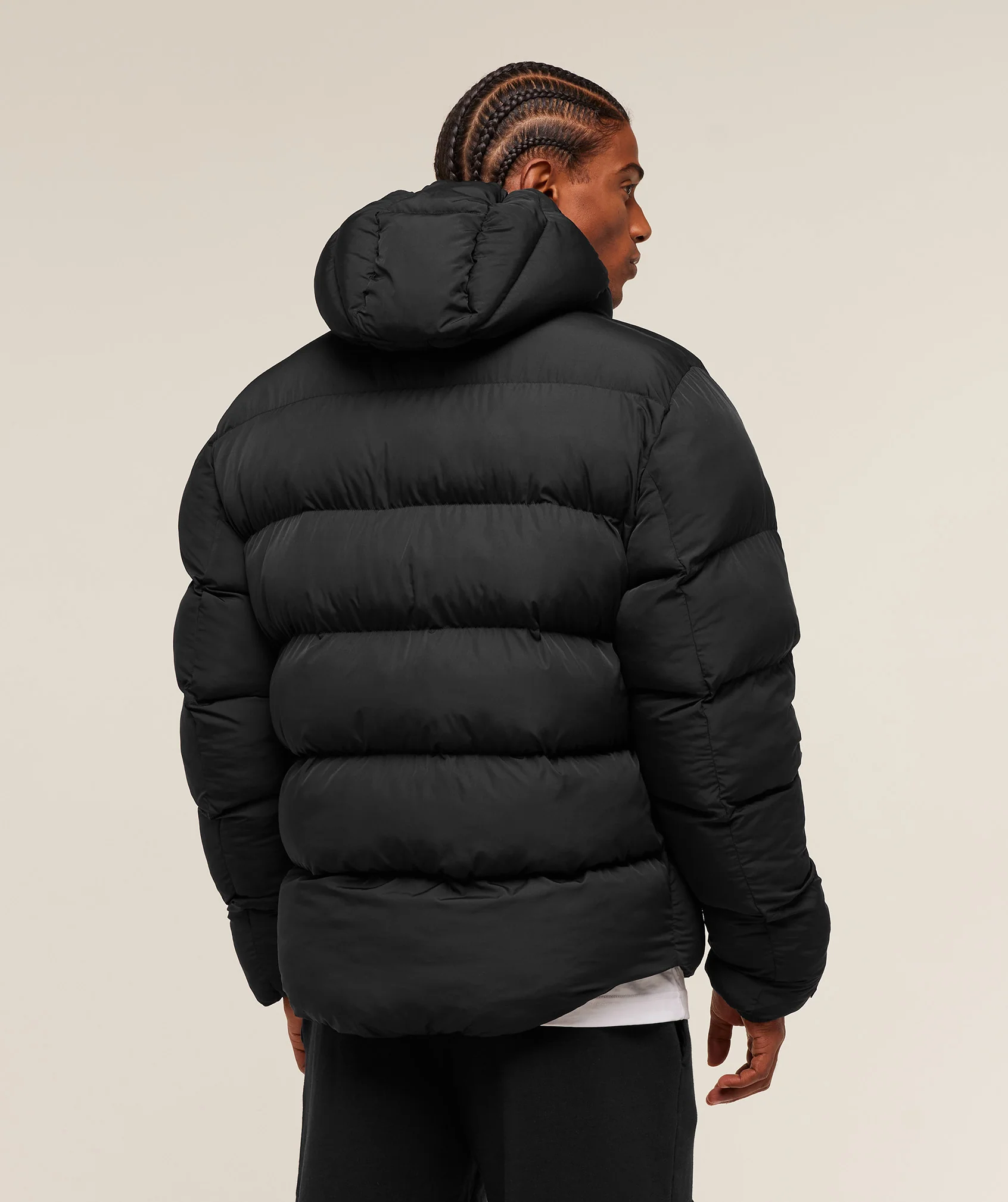 Gymshark Hooded Puffer Jacket - Black - Image 2