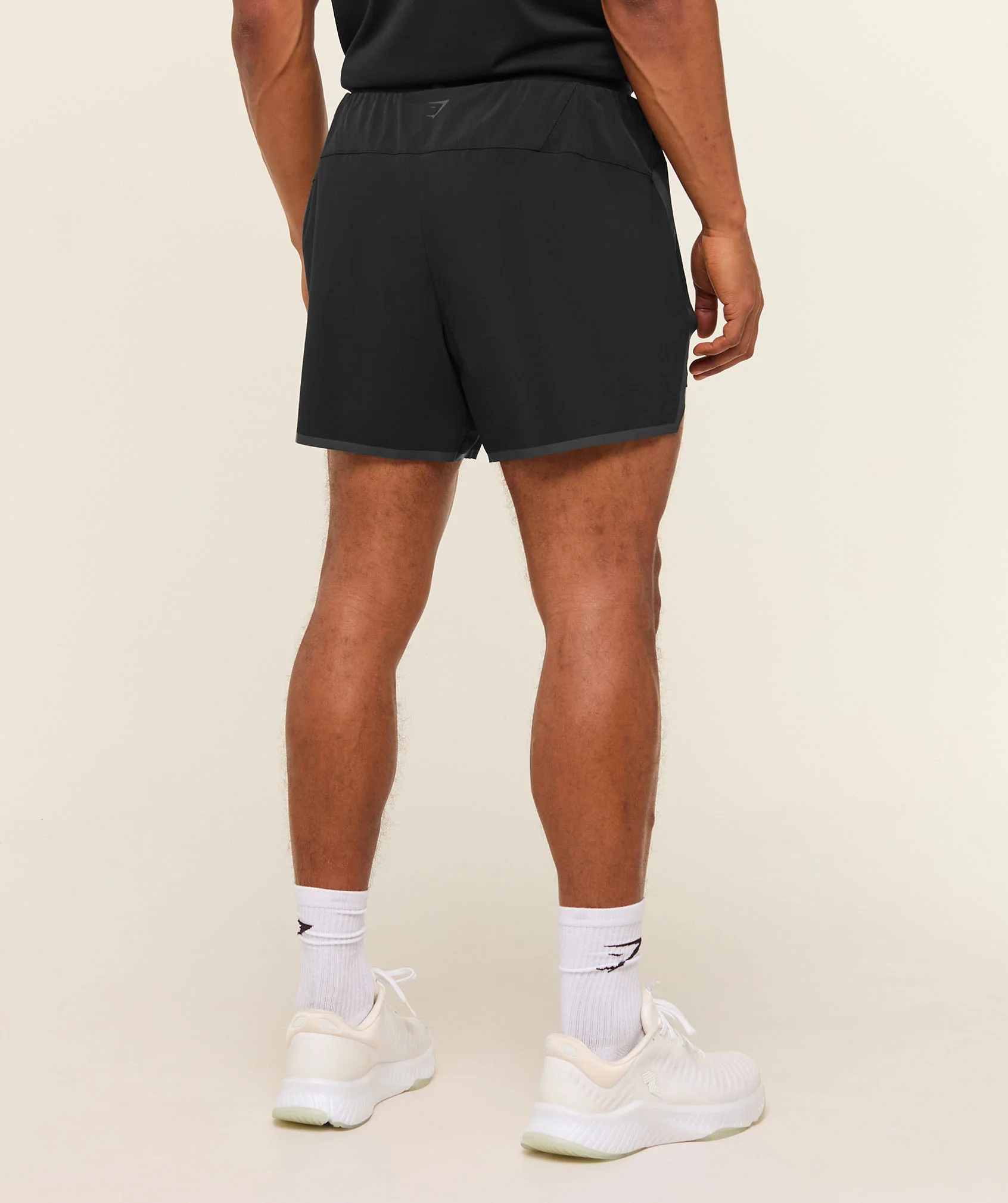 Gymshark Hybrid 5" Performance Shorts - Black - Image 4