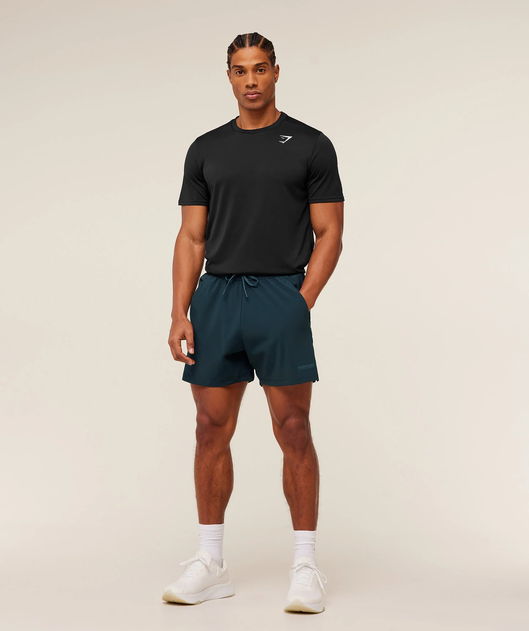 Gymshark Active Rest 6" Shorts - Deep Petrol Blue - Image 4