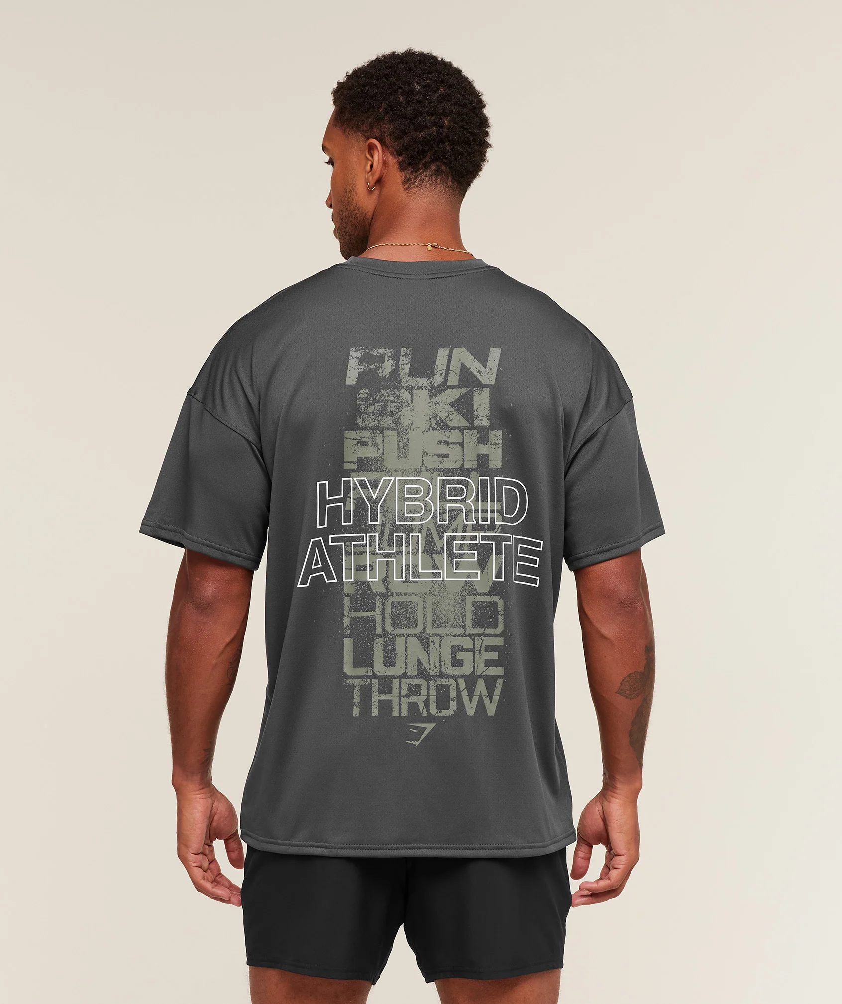 Gymshark Hybrid Athlete T-Shirt - Grey