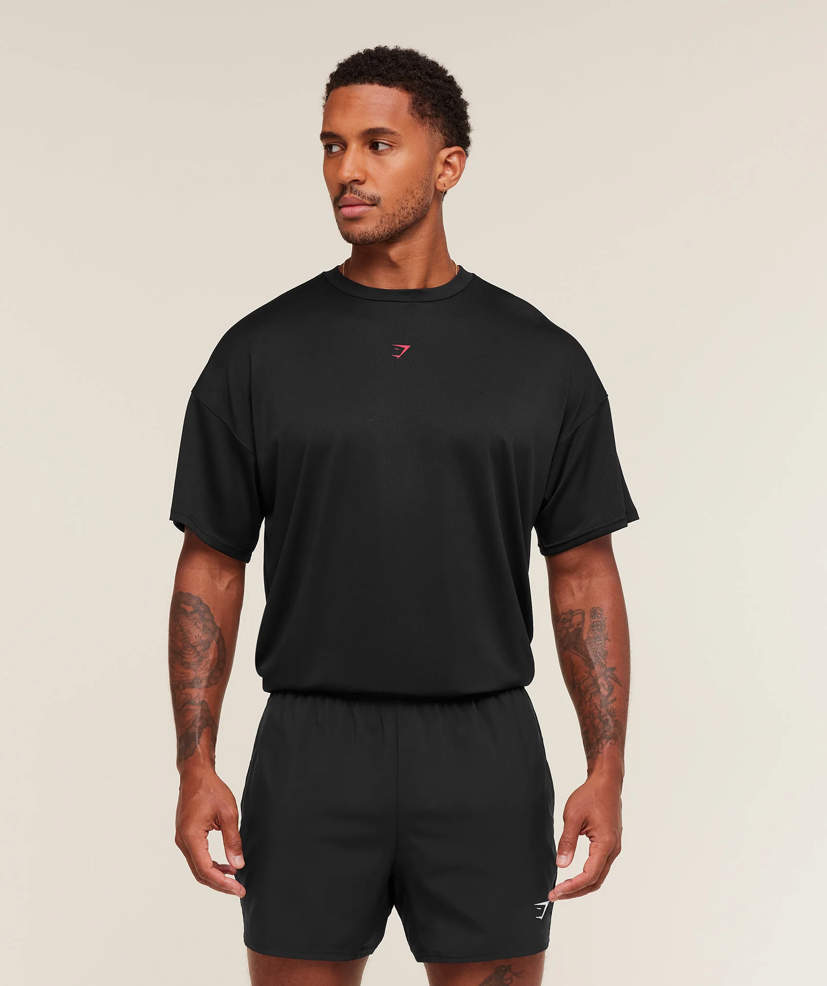 Gymshark Hybrid Athlete T-Shirt - GS Black - Image 2