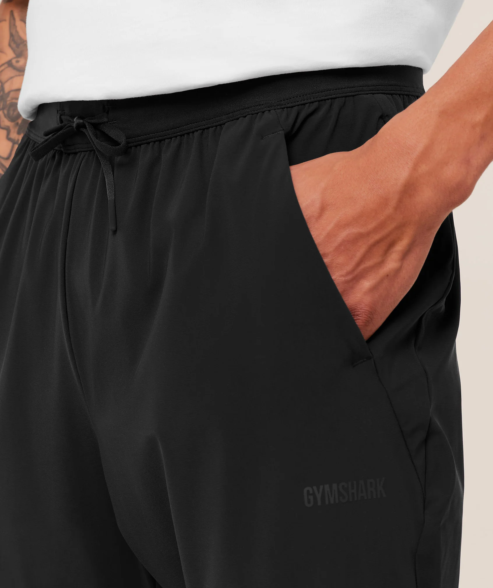 Gymshark Hybrid Slim Fit Joggers - GS Black - Image 5