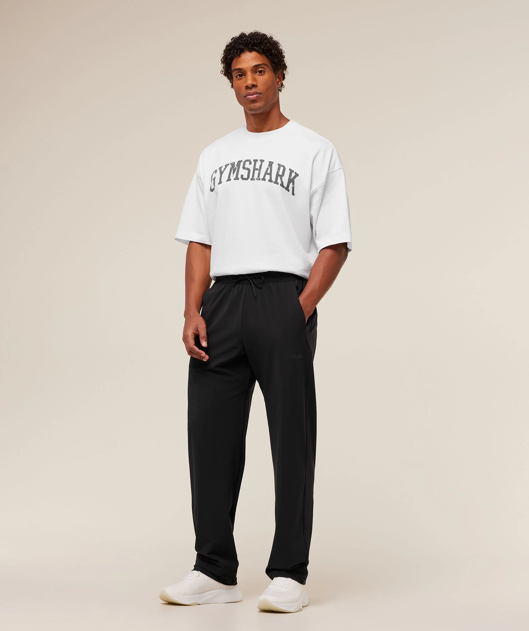Gymshark Hybrid Joggers  - Black - Image 4