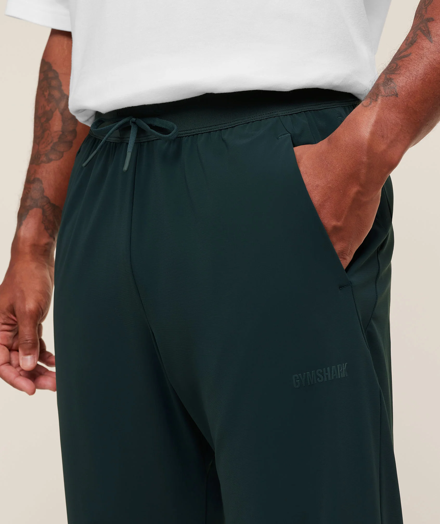 Gymshark Hybrid Joggers - Deep Petrol Blue - Image 4