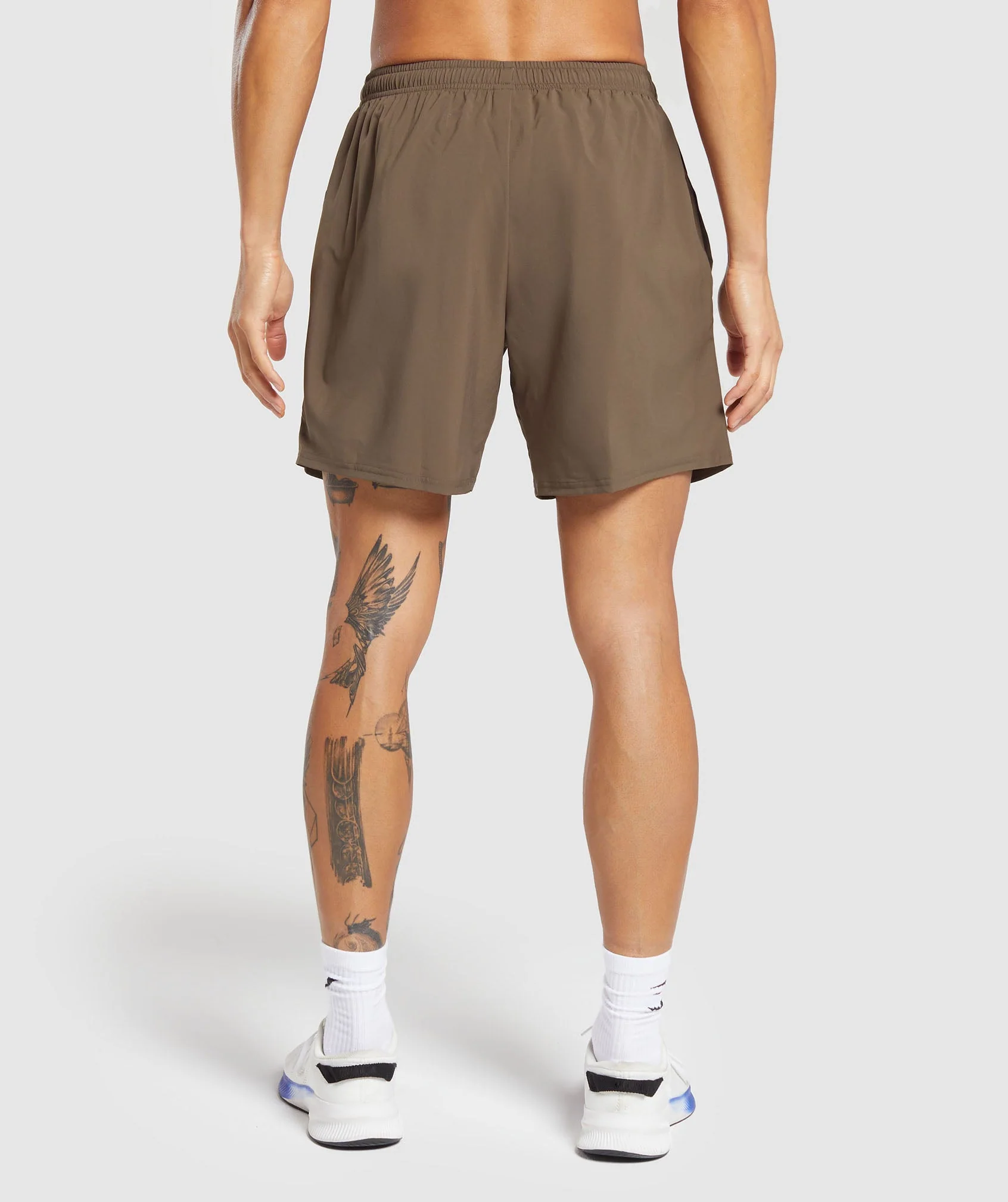 Gymshark Hybrid Wellness 7" Shorts - Penny Brown - Image 2