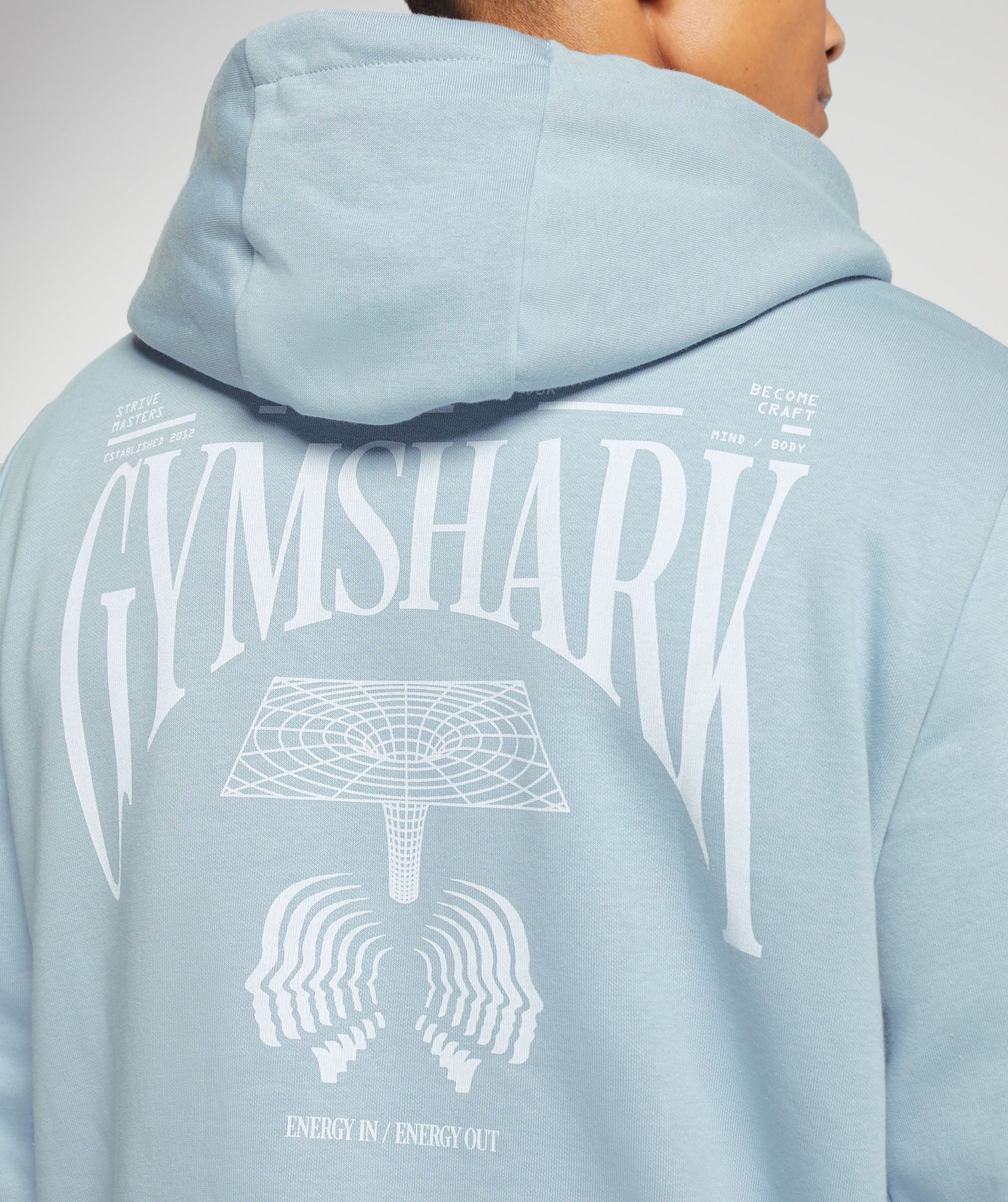 Gymshark Hybrid Wellness Hoodie - Salt Blue - Image 5