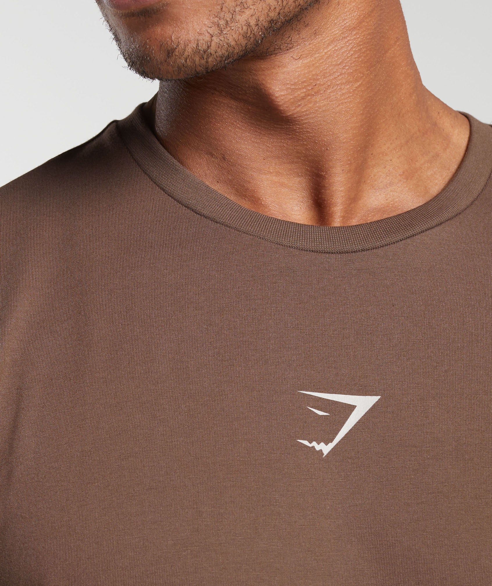 Gymshark Hybrid Wellness Long Sleeve T-Shirt - Penny Brown - Image 7