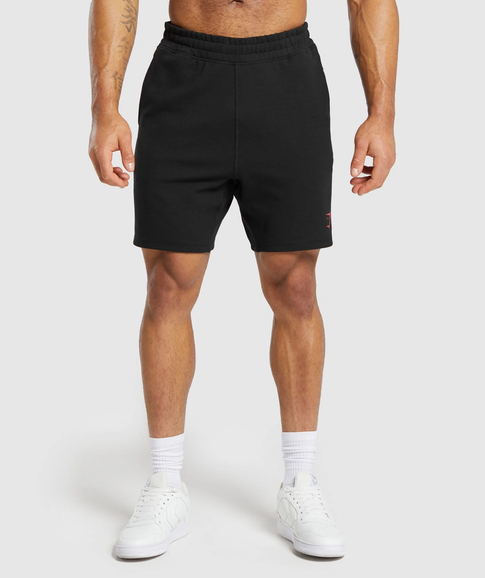 Gymshark Impact Shorts - Black/Vivid Red - Image 2