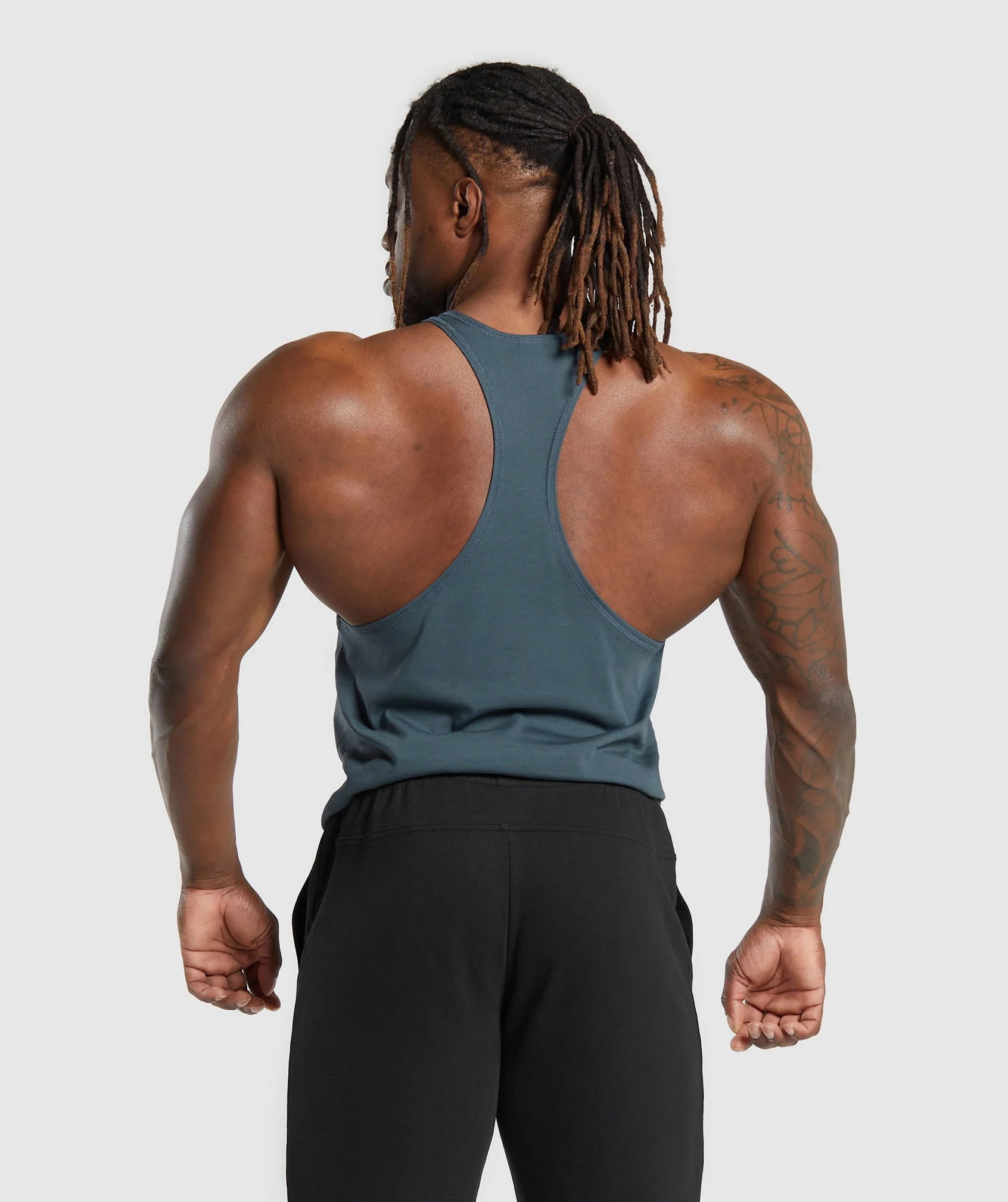 Gymshark Impact Stringer - Titanium Blue - Image 2