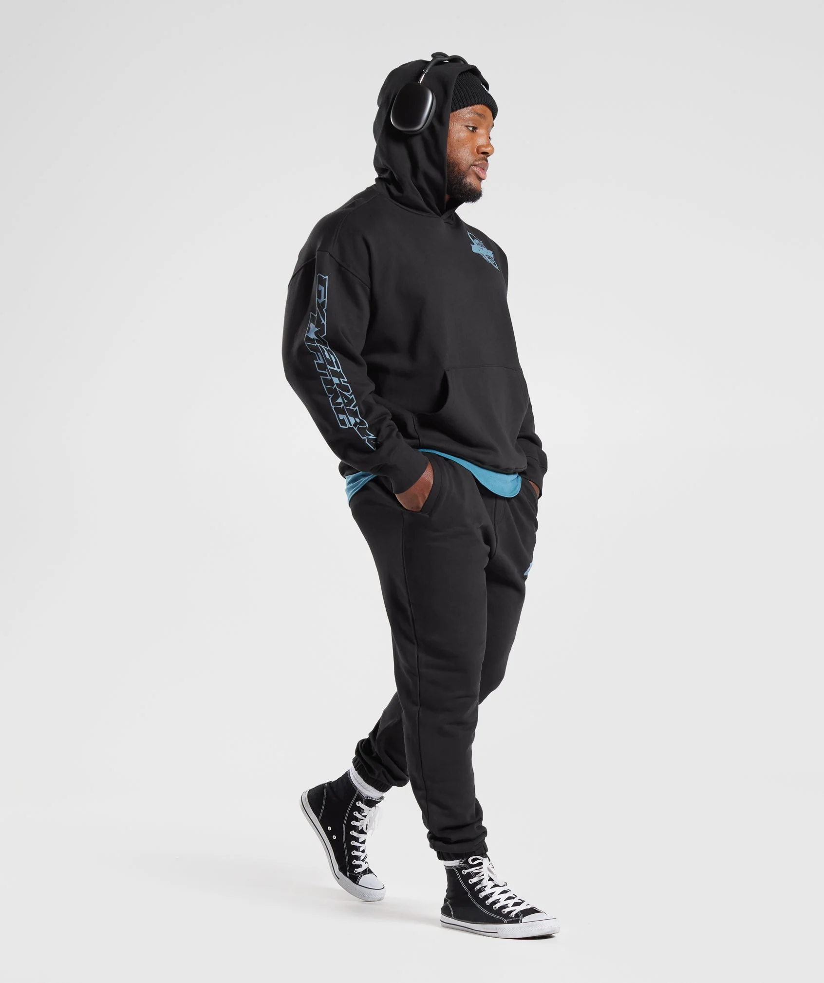 Gymshark Intergalactic Lifting Hoodie - Black - Image 4