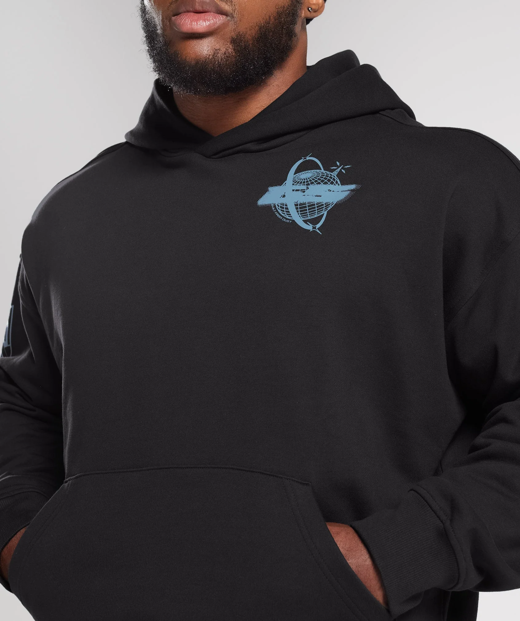 Gymshark Intergalactic Lifting Hoodie - Black - Image 6