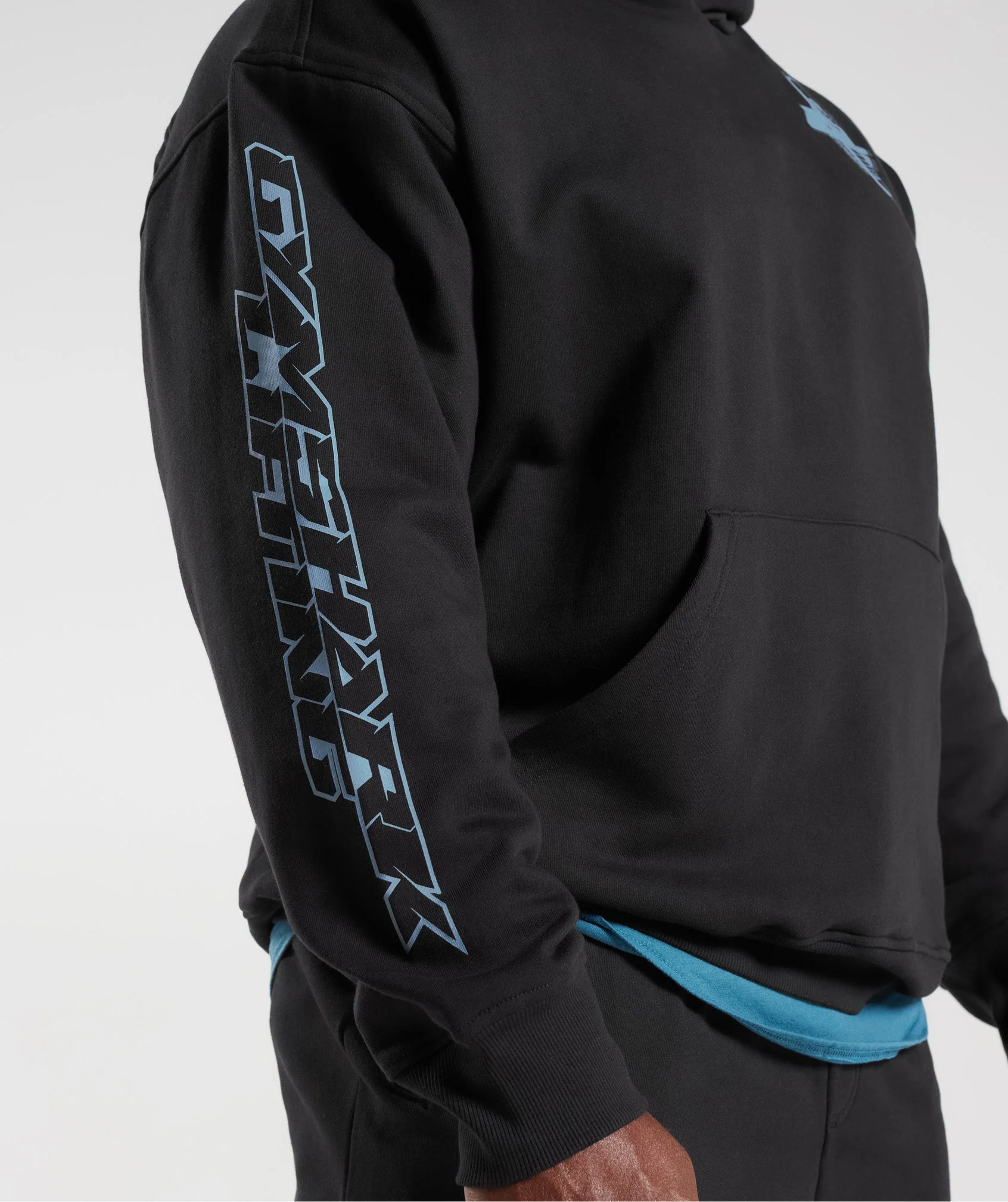 Gymshark Intergalactic Lifting Hoodie - Black - Image 7