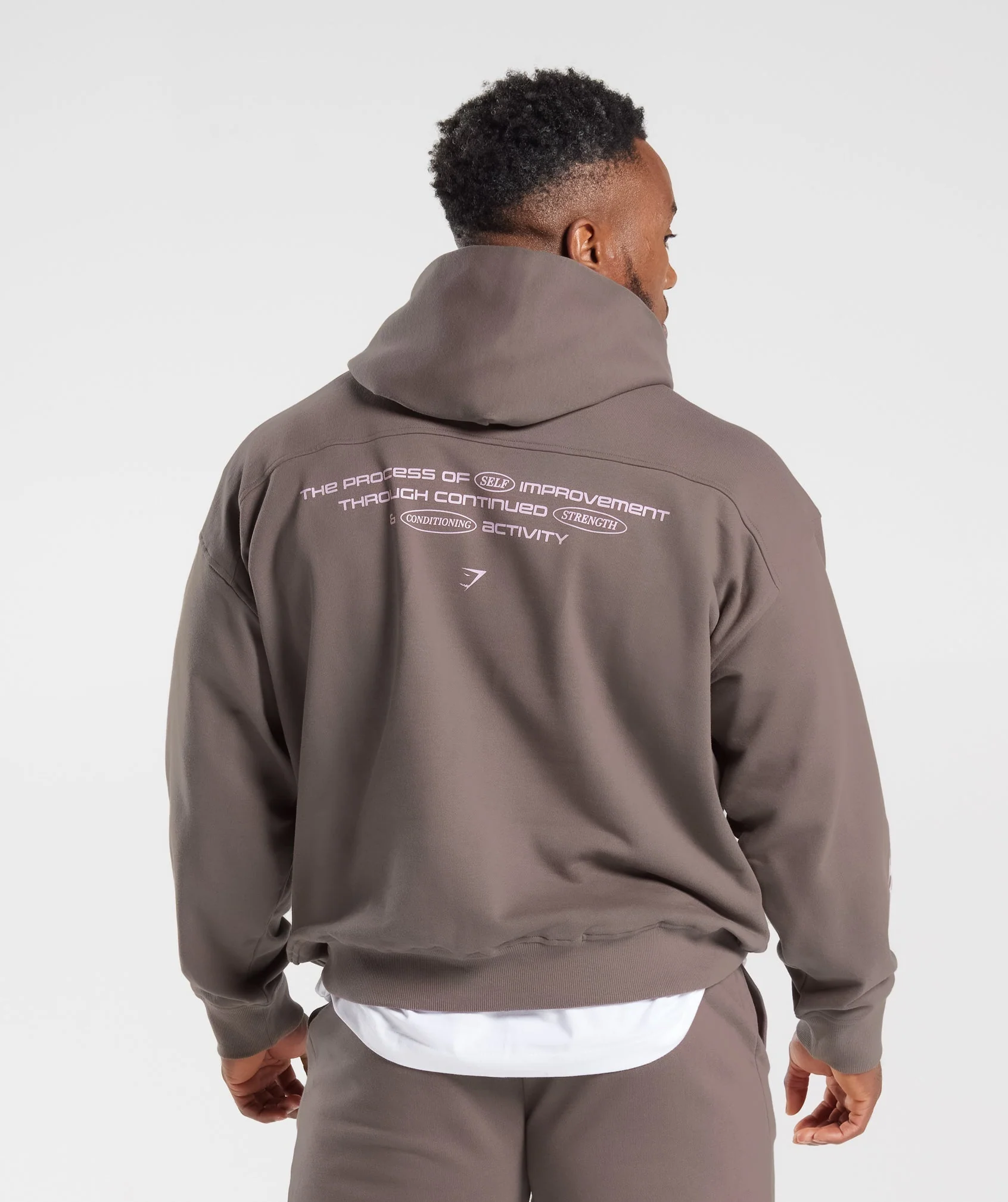 Gymshark Intergalactic Lifting Hoodie - Walnut Mauve - Image 2