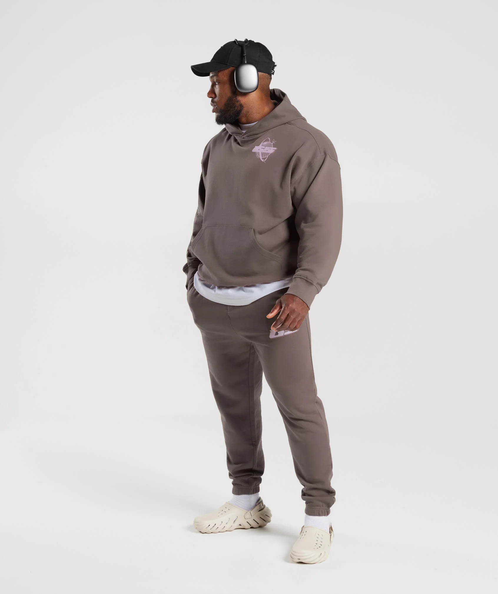Gymshark Intergalactic Lifting Hoodie - Walnut Mauve - Image 4