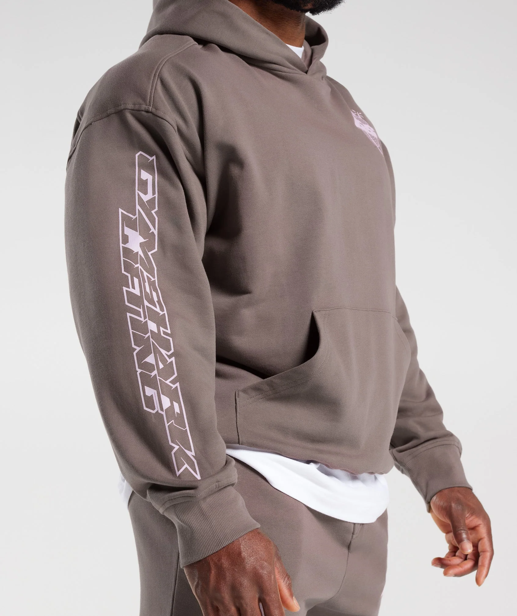 Gymshark Intergalactic Lifting Hoodie - Walnut Mauve - Image 7