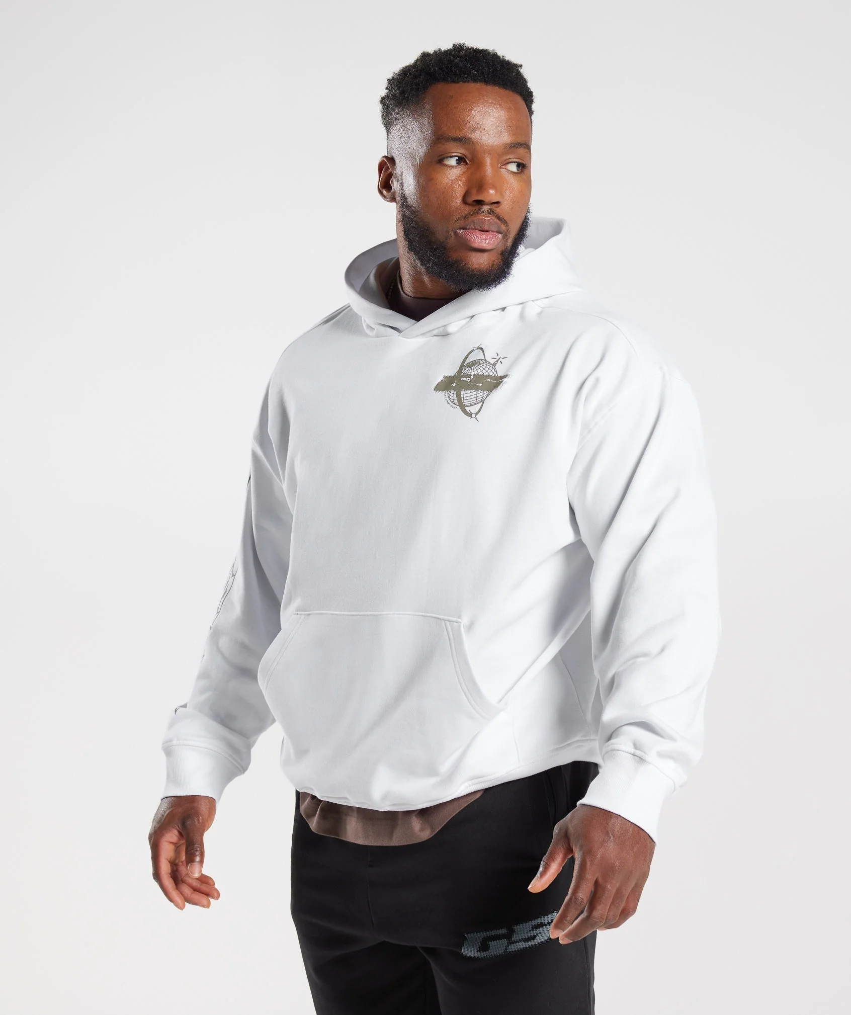 Gymshark Intergalactic Lifting Hoodie - White - Image 3