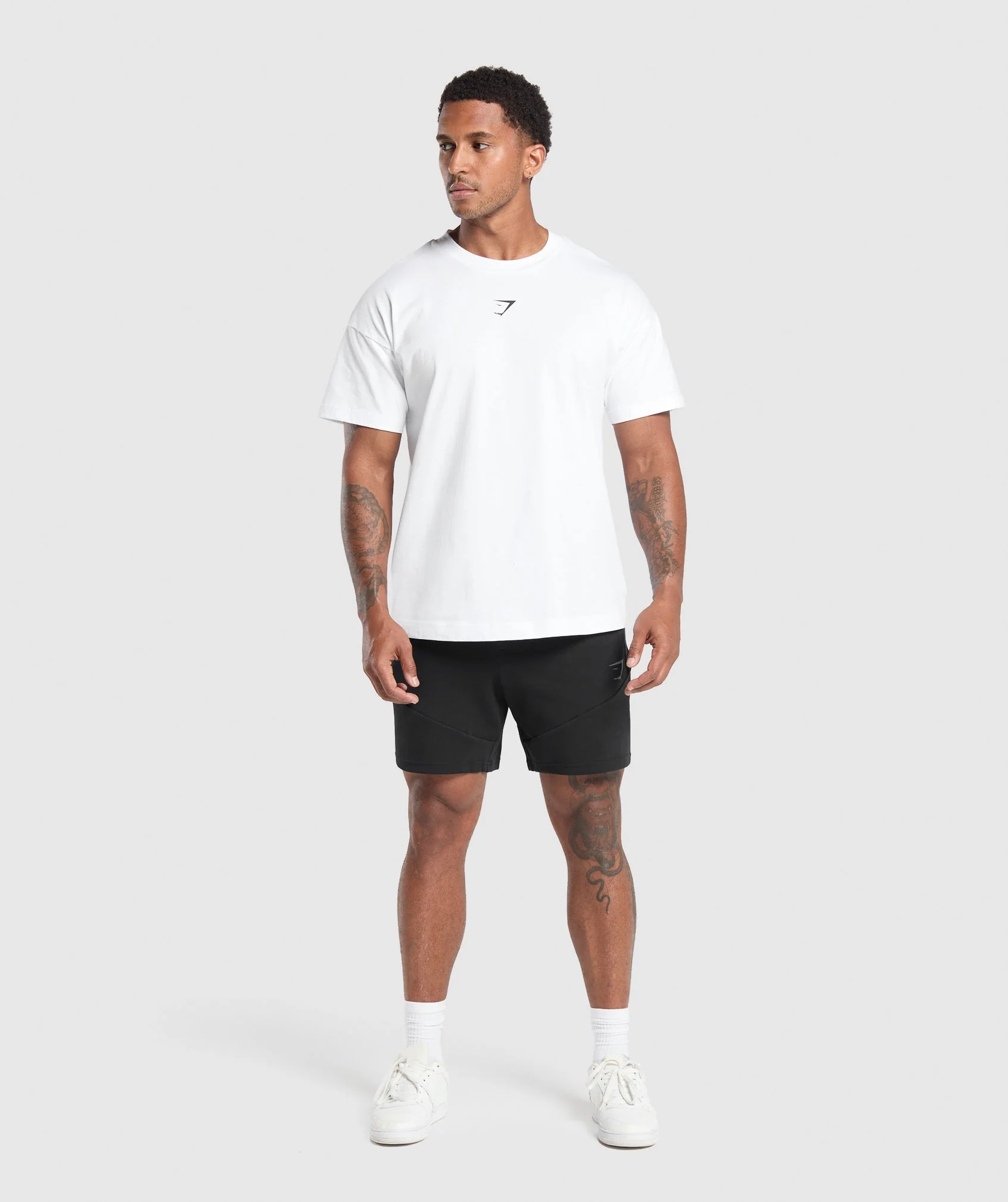 Gymshark Interlock Tech 6" Shorts - Black - Image 3