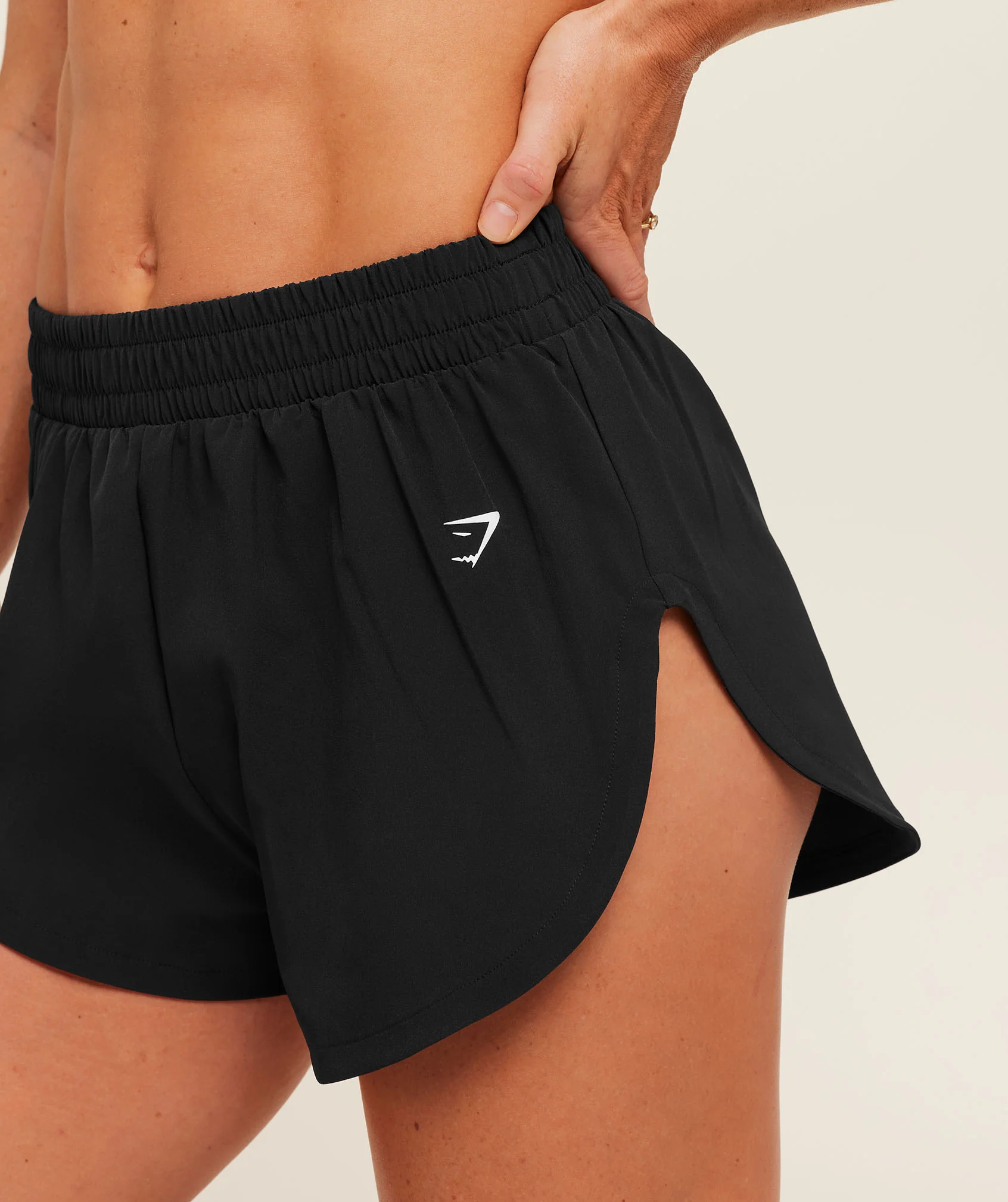 Gymshark Interval High Leg Shorts - Black - Image 7
