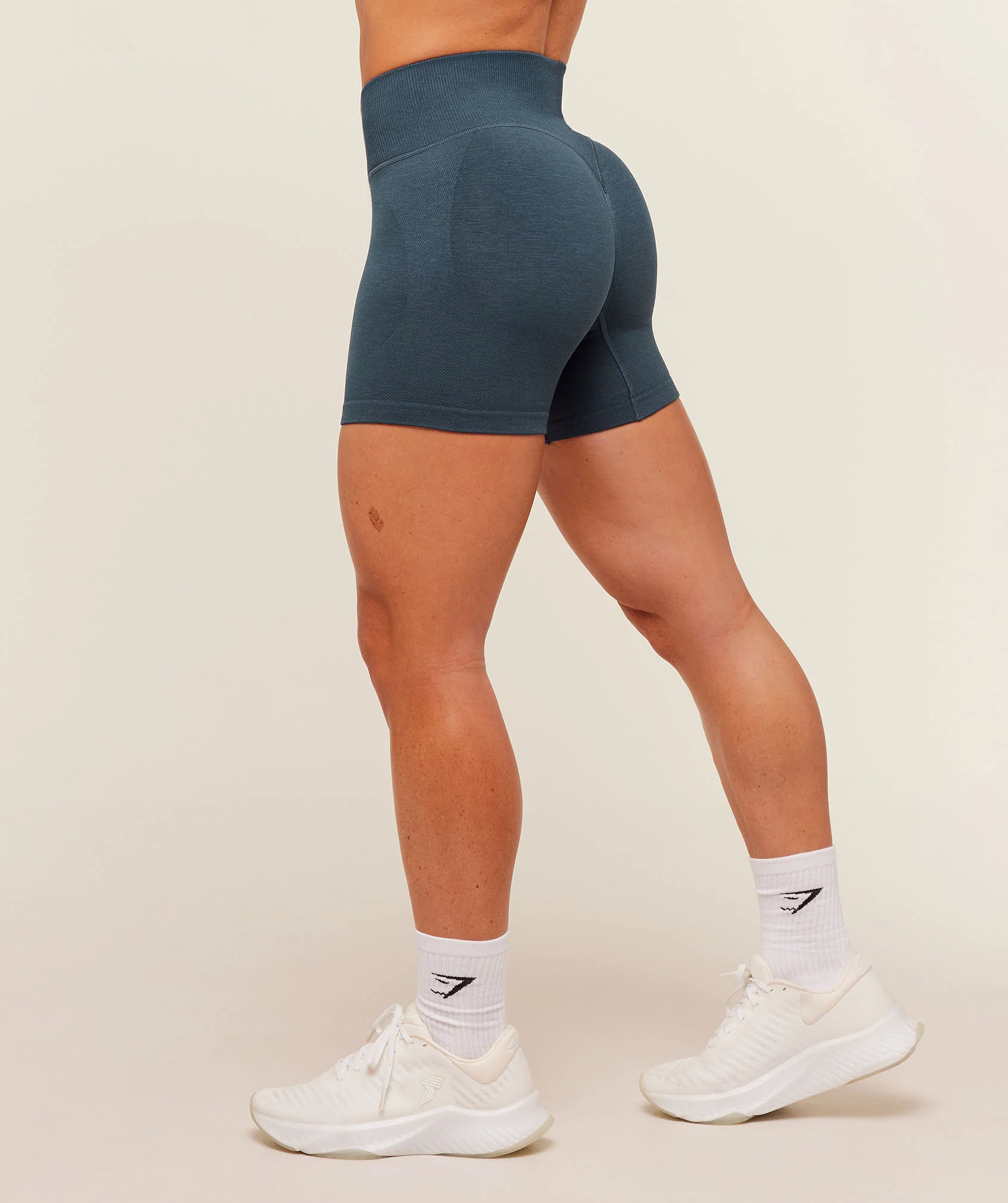 Gymshark Interval Seamless Shorts - Stealth Blue - Image 6