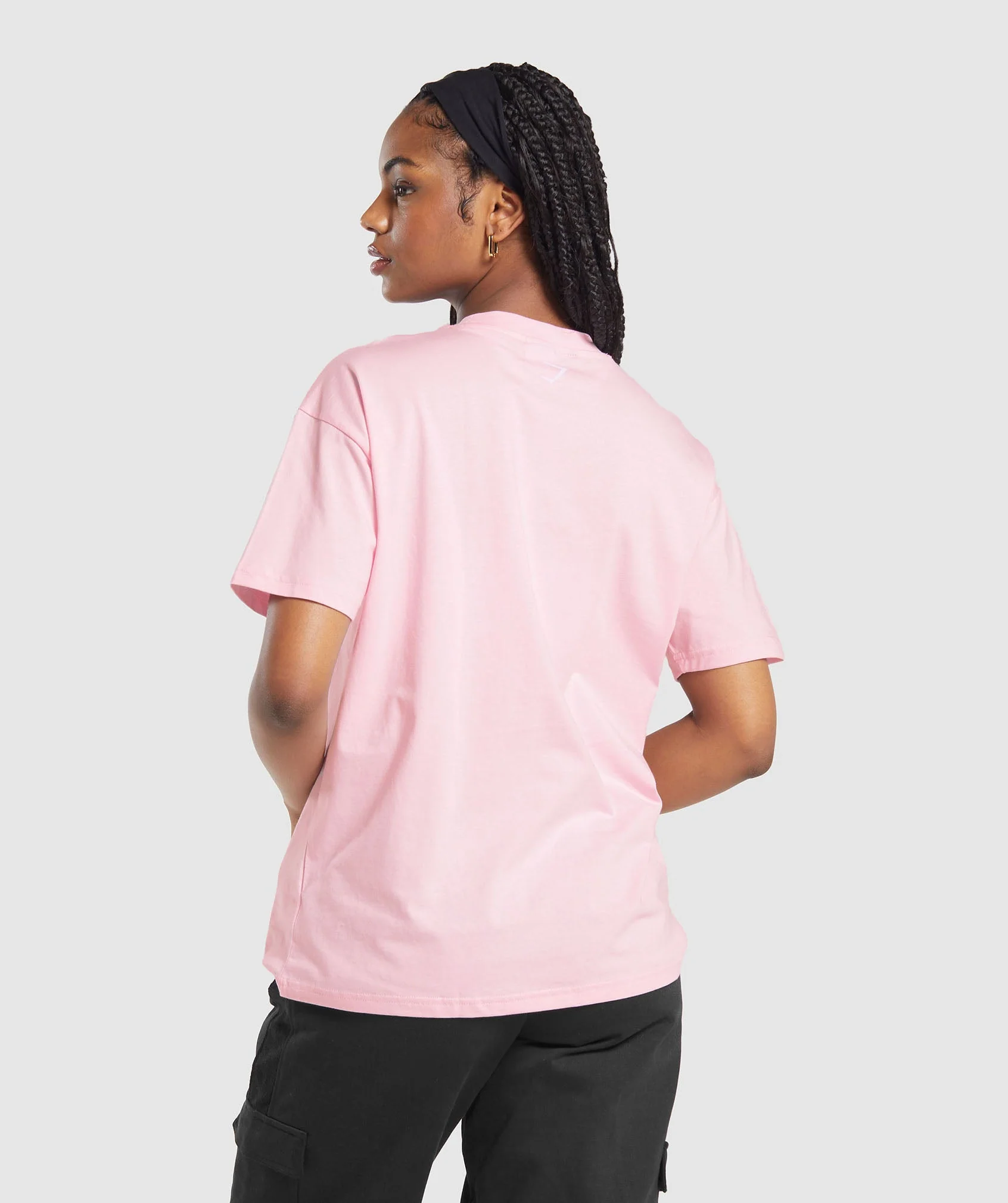 Gymshark Its Giving Gym Oversized T-Shirt - Dolly Pink - Image 2