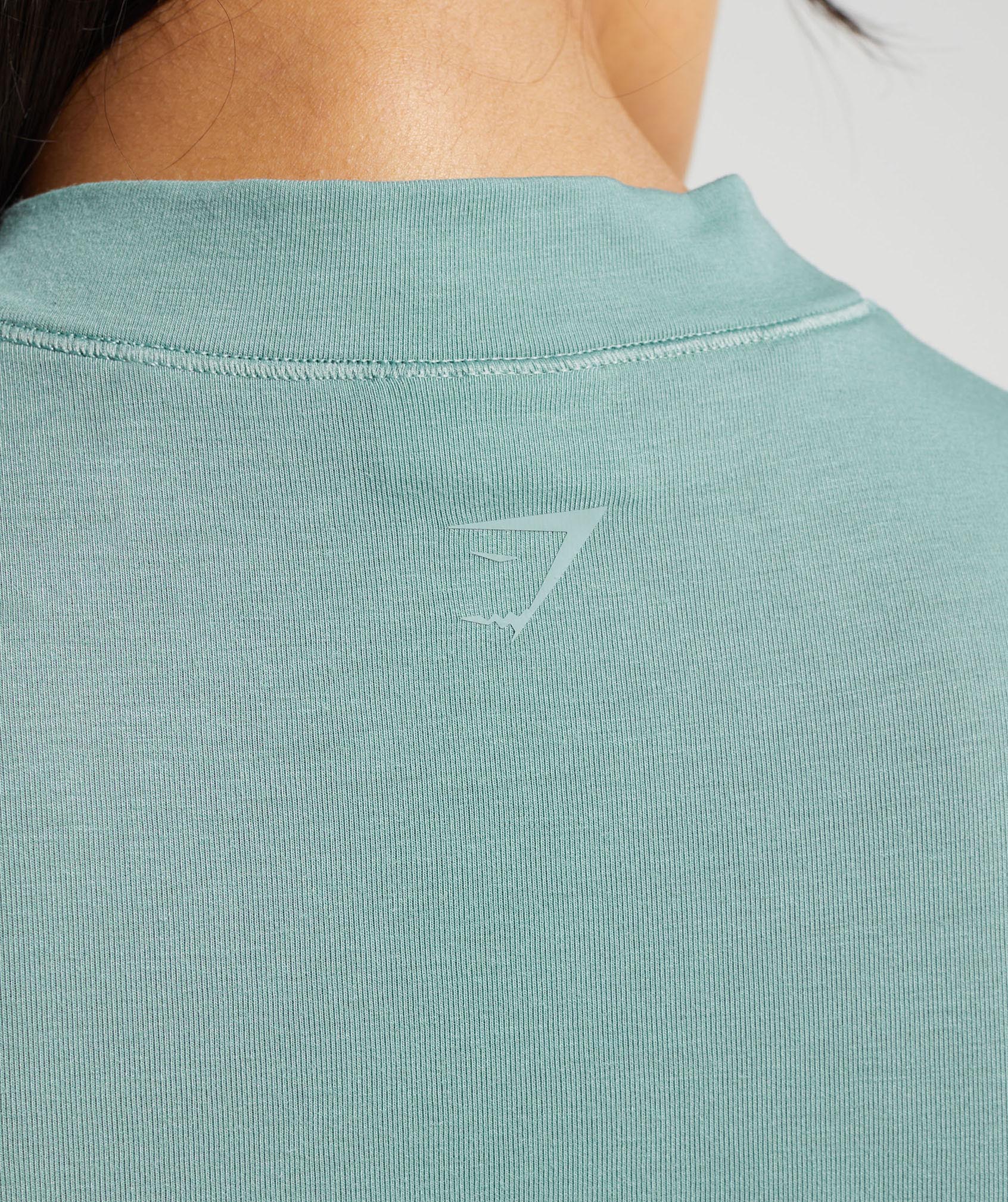 Gymshark Jersey Body Fit T-Shirt - Duck Egg Blue - Image 6