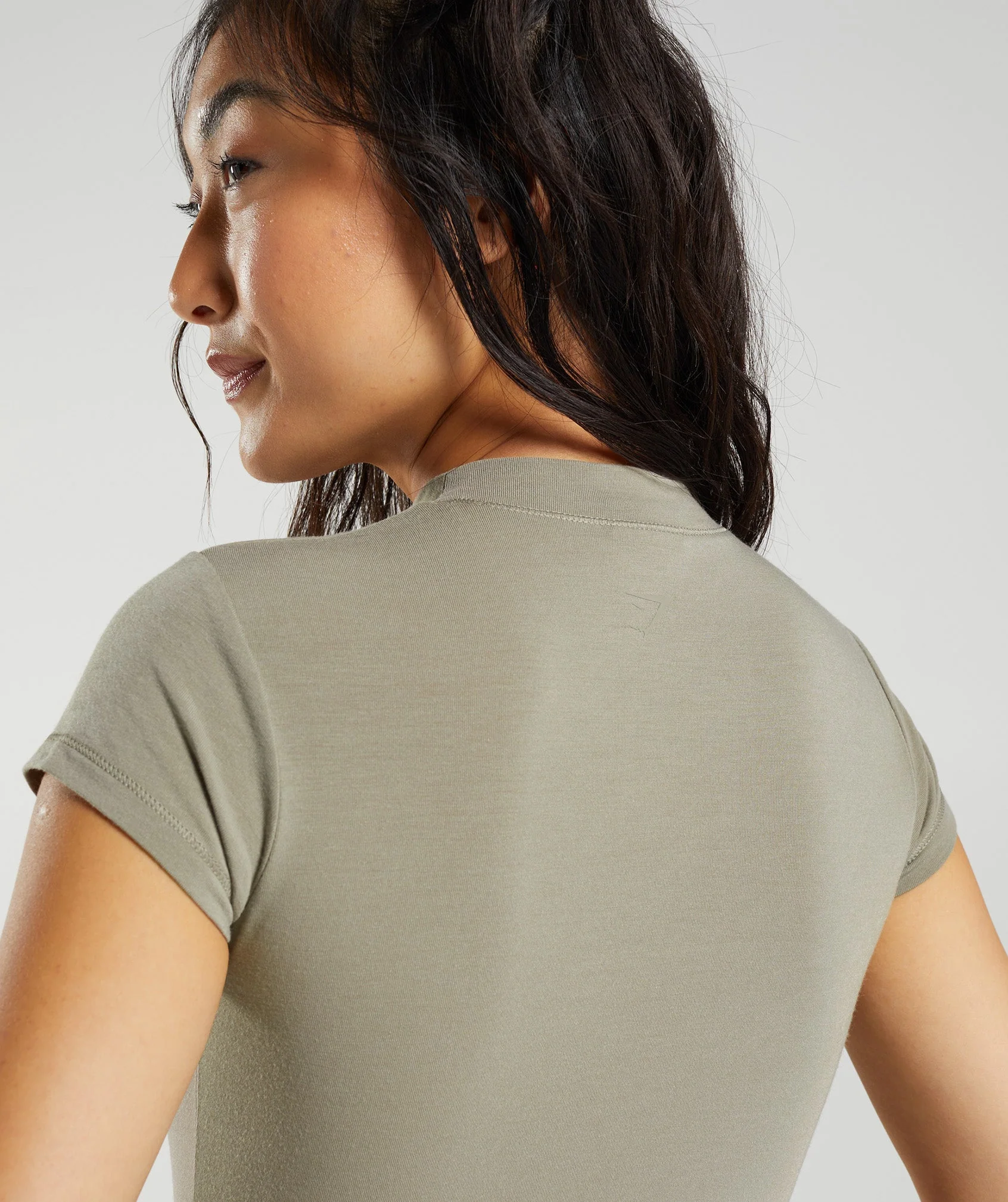 Gymshark Jersey Body Fit T-Shirt - Earthy Brown - Image 3