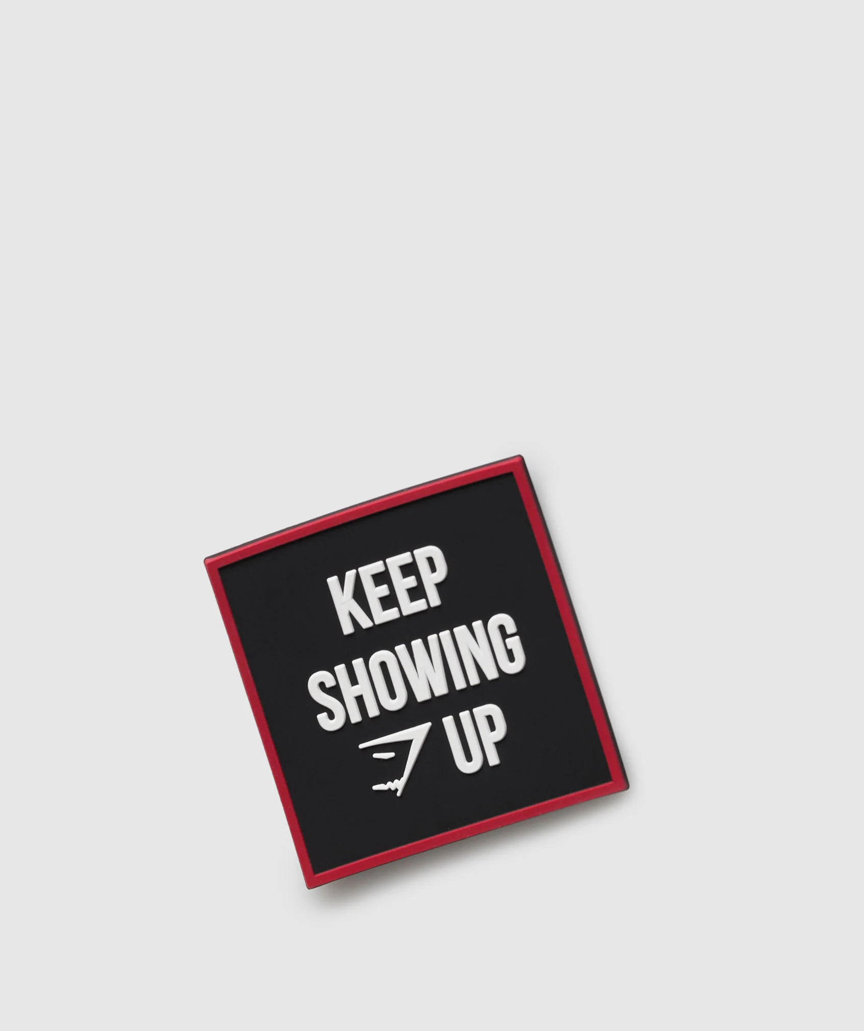 Gymshark Keep Showing Up GFX Patch - Gs Black/Gs White/Gs Conditioning Red