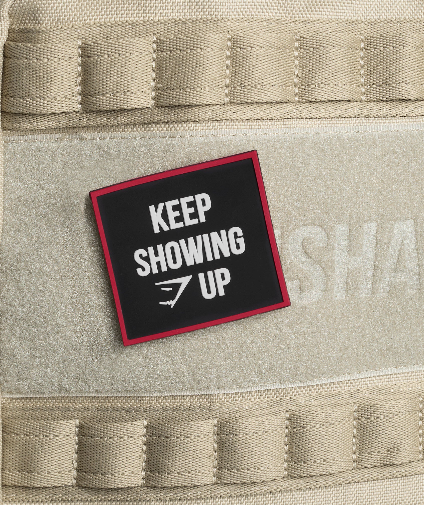 Gymshark Keep Showing Up GFX Patch - Gs Black/Gs White/Gs Conditioning Red - Image 2