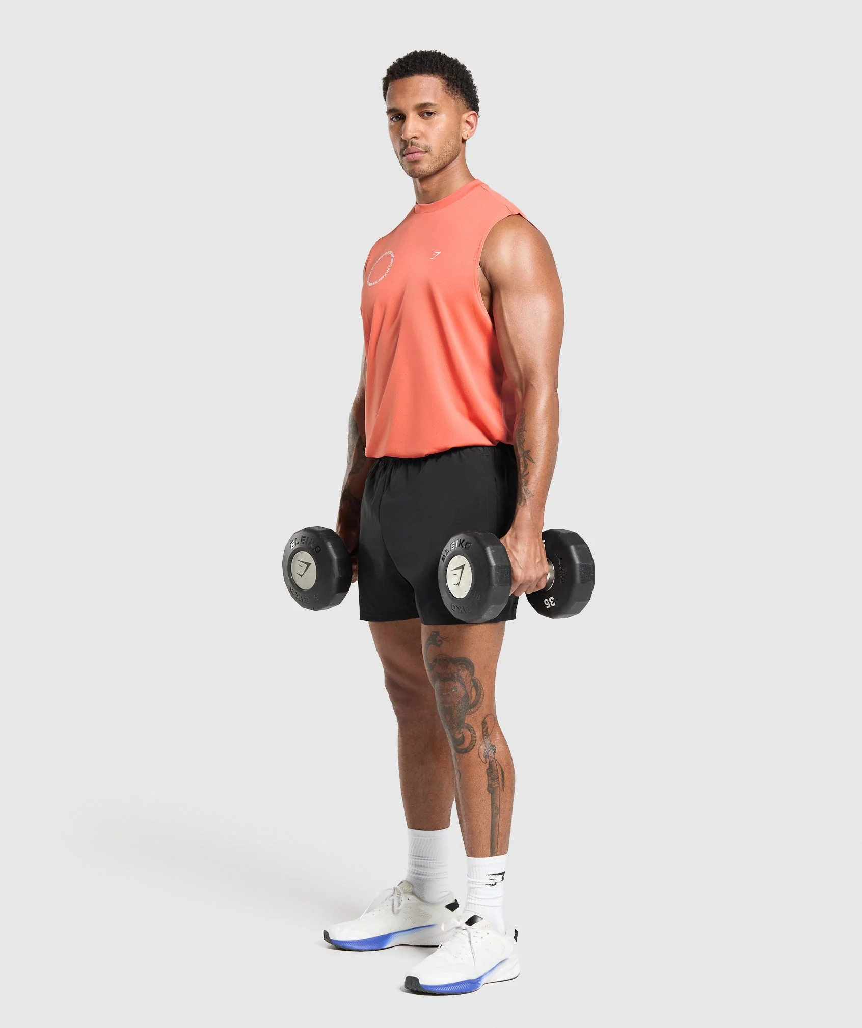 Gymshark Keep Showing Up Tank - Muted Coral - Image 6