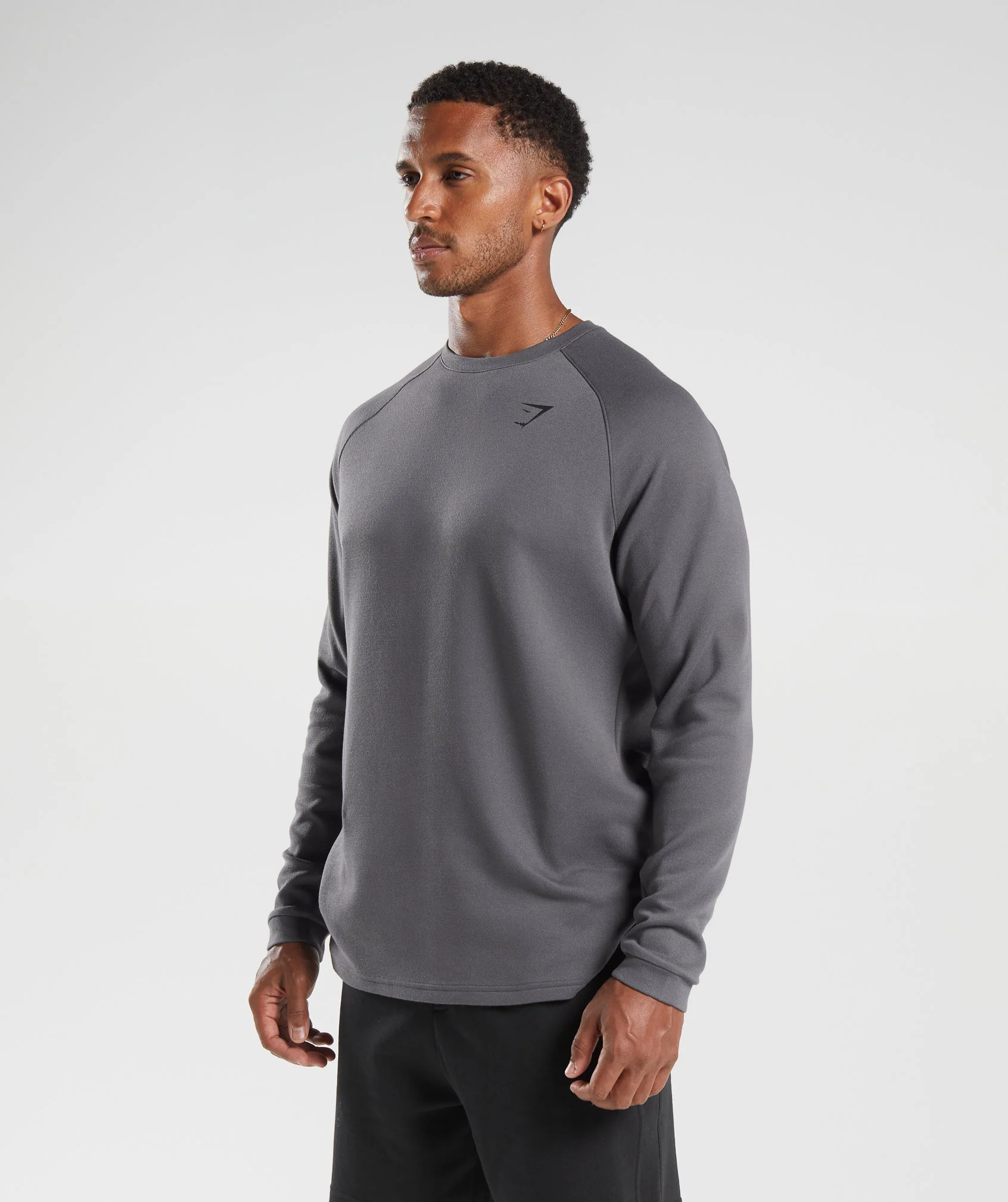 Gymshark Knit Crew - Silhouette Grey - Image 3