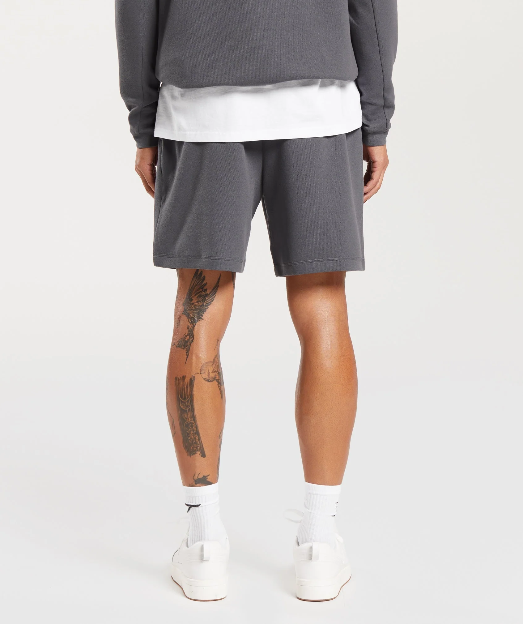 Gymshark Knit Shorts - Silhouette Grey - Image 2