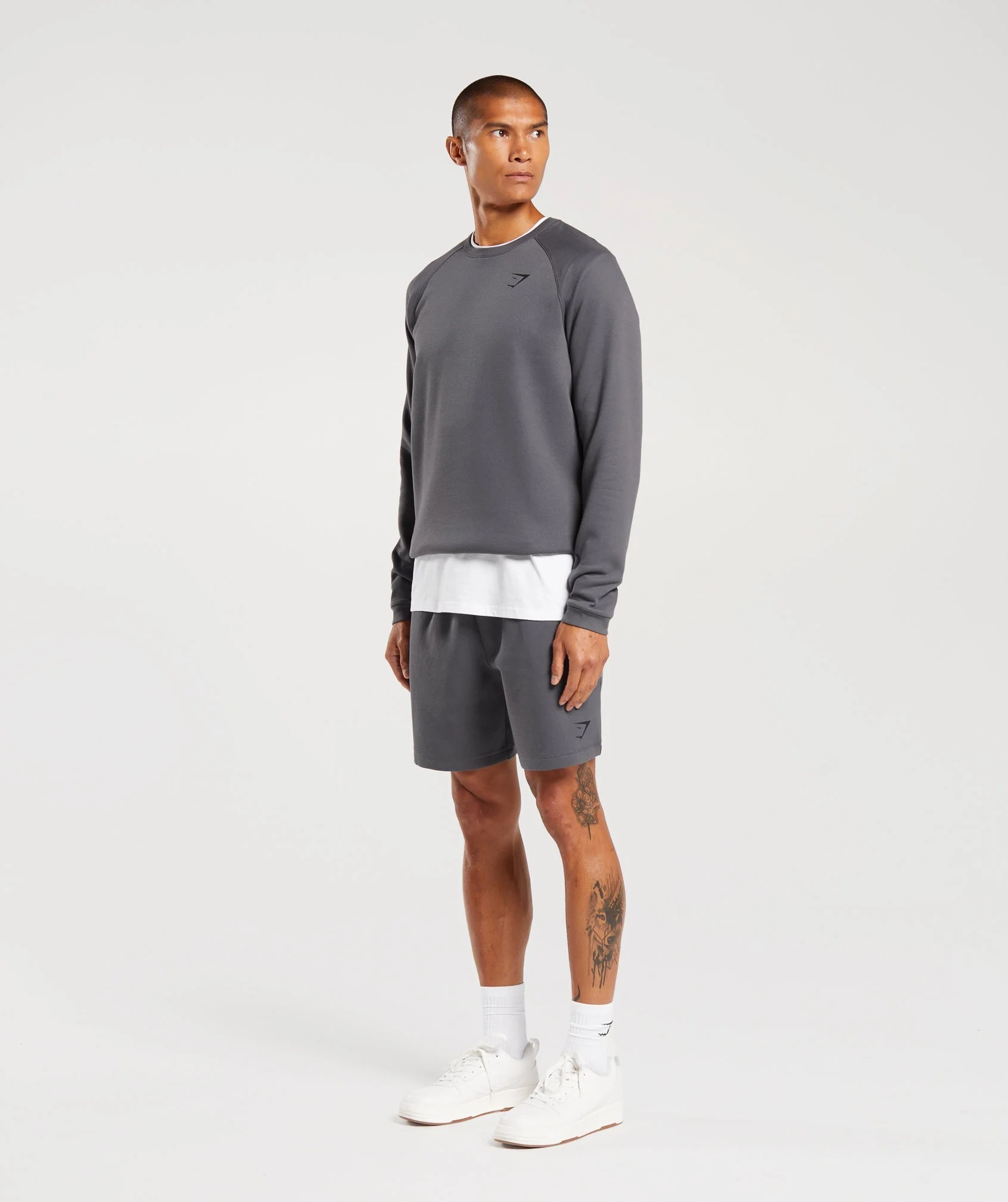 Gymshark Knit Shorts - Silhouette Grey - Image 4