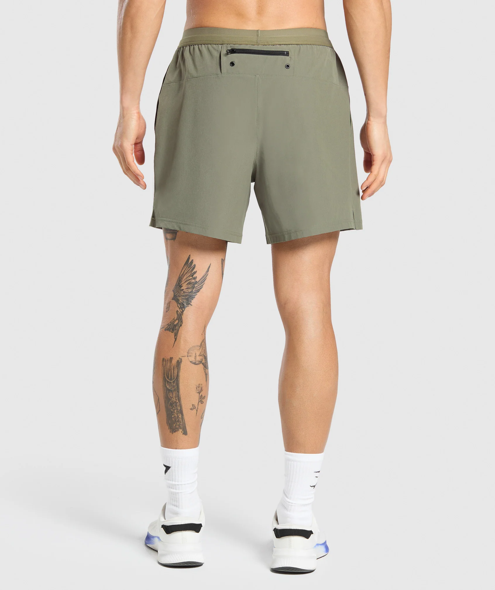 Gymshark Land to Water 6" Shorts - Base Green - Image 3